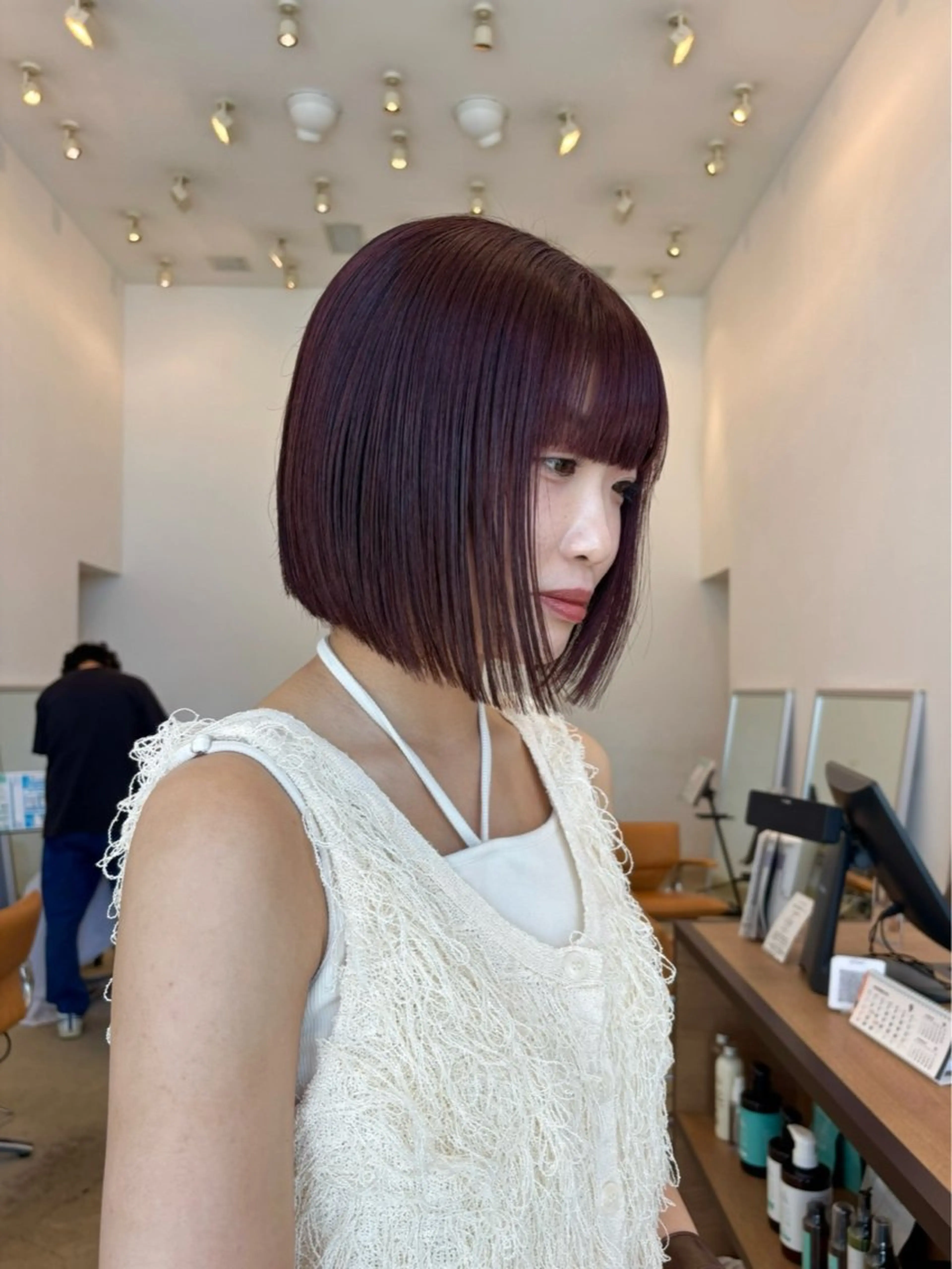 ショート ボブ カット KEYMAN HARUKAのマツエク・マツパデザイン
