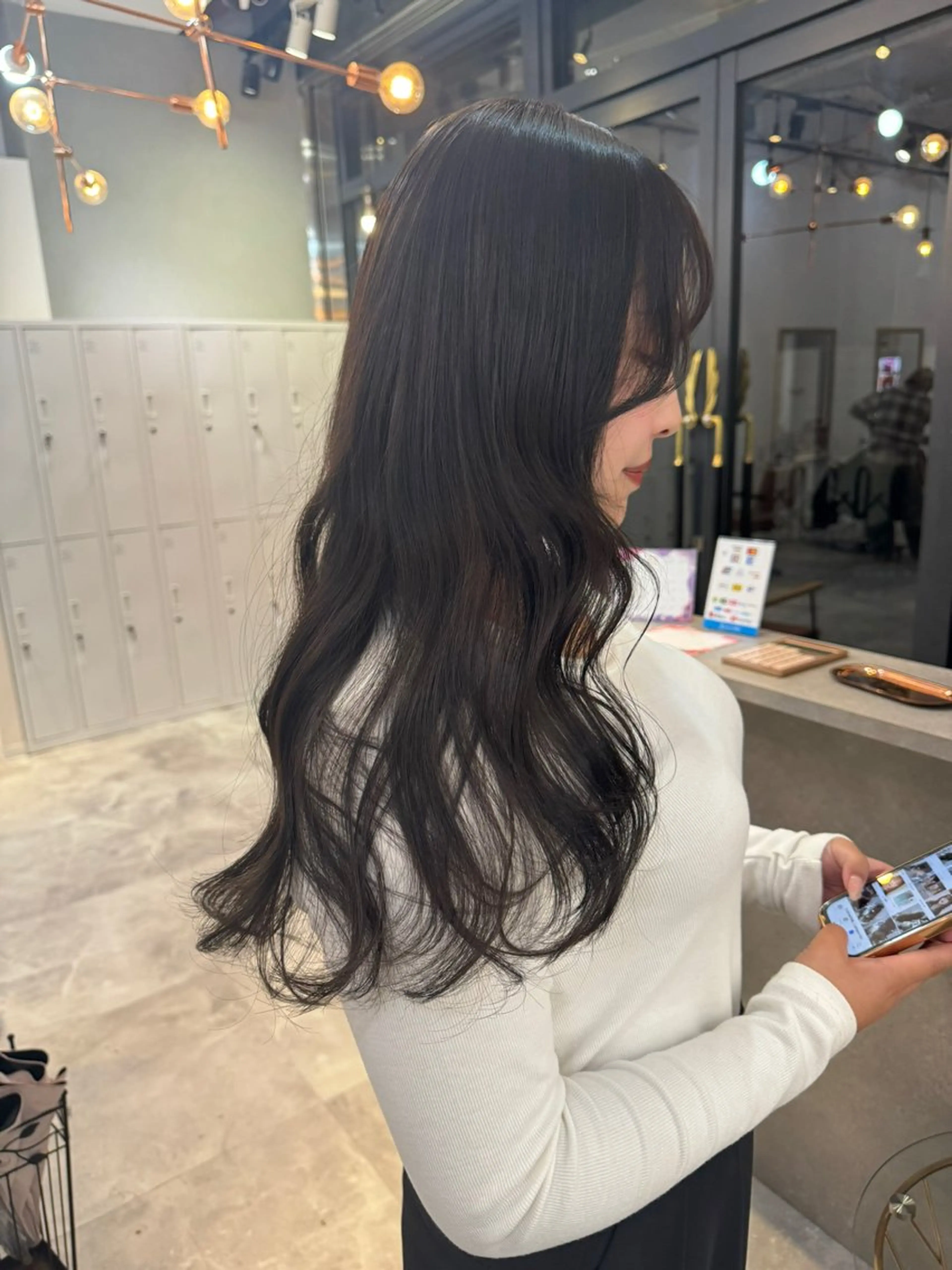 ロング カラー 赤み無し柔らかカラー 【梅田】madokaのヘアスタイル