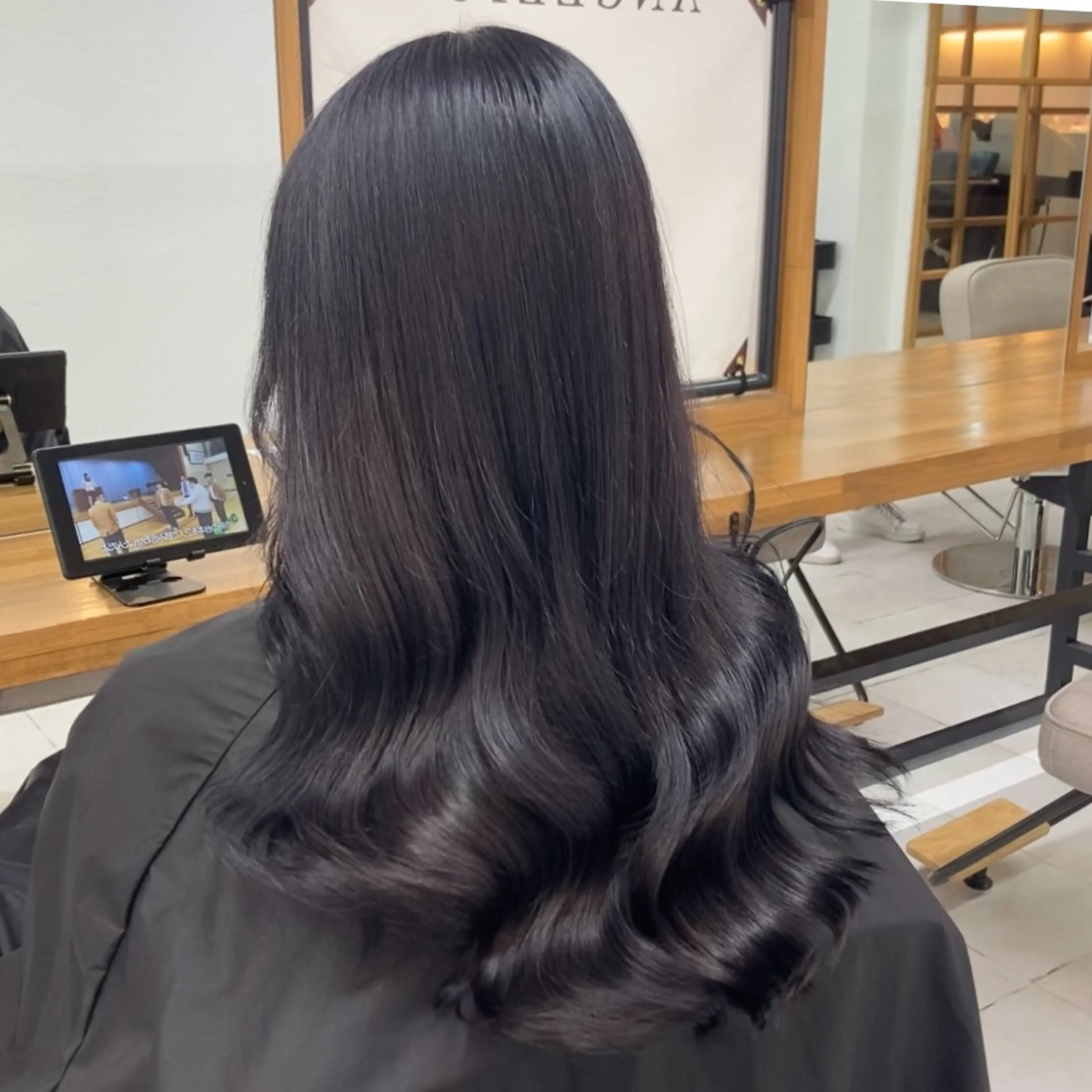 ロング カラー ヘアアレンジ 透明感カラー ハッシュカット 髪質改善 韓国風ヘア レイヤーカット ヘアカラー トリートメント 韓国レイヤーカット★ 小林大樹のヘアスタイル