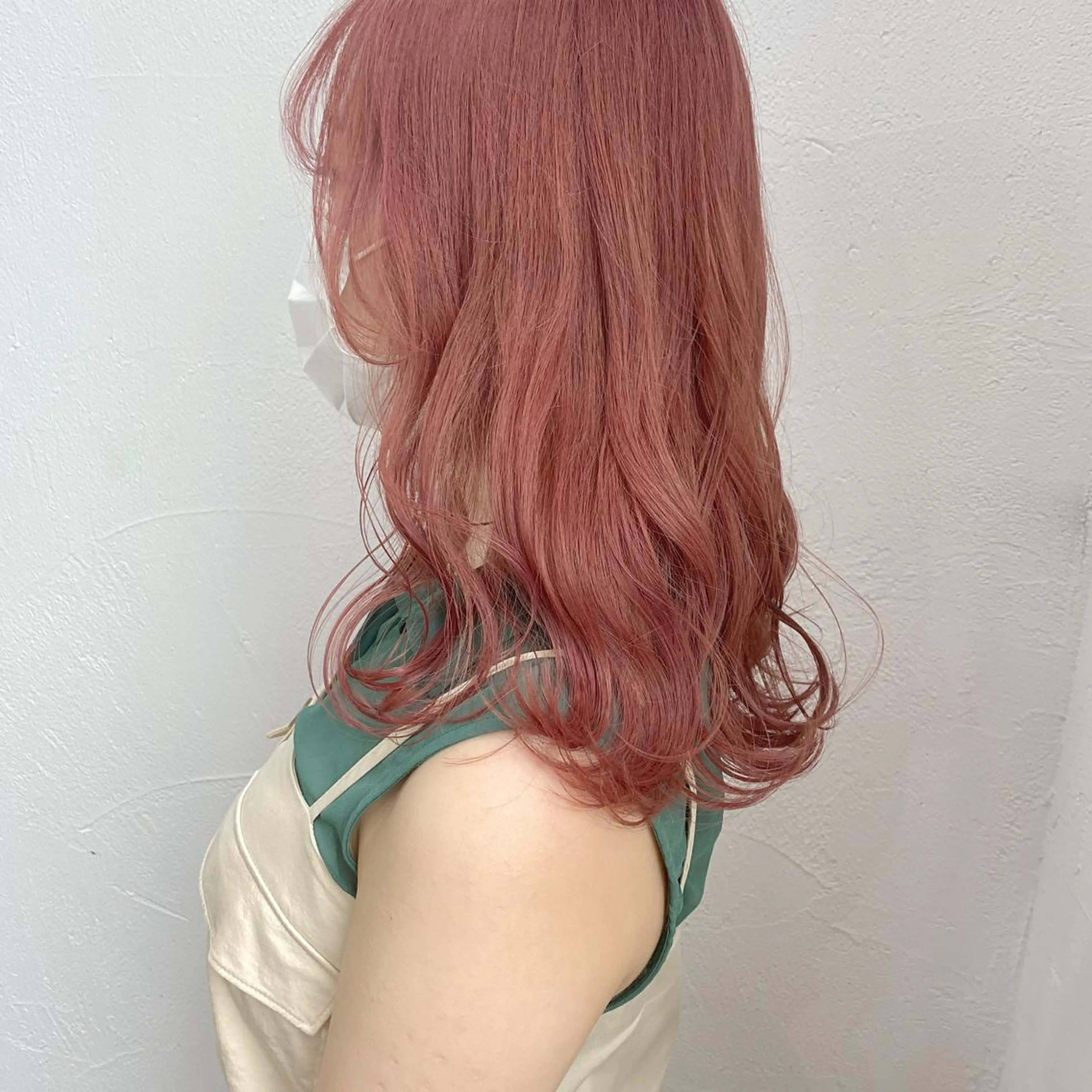 セミロング カラー ヘアアレンジ 榎園 由美のヘアスタイル