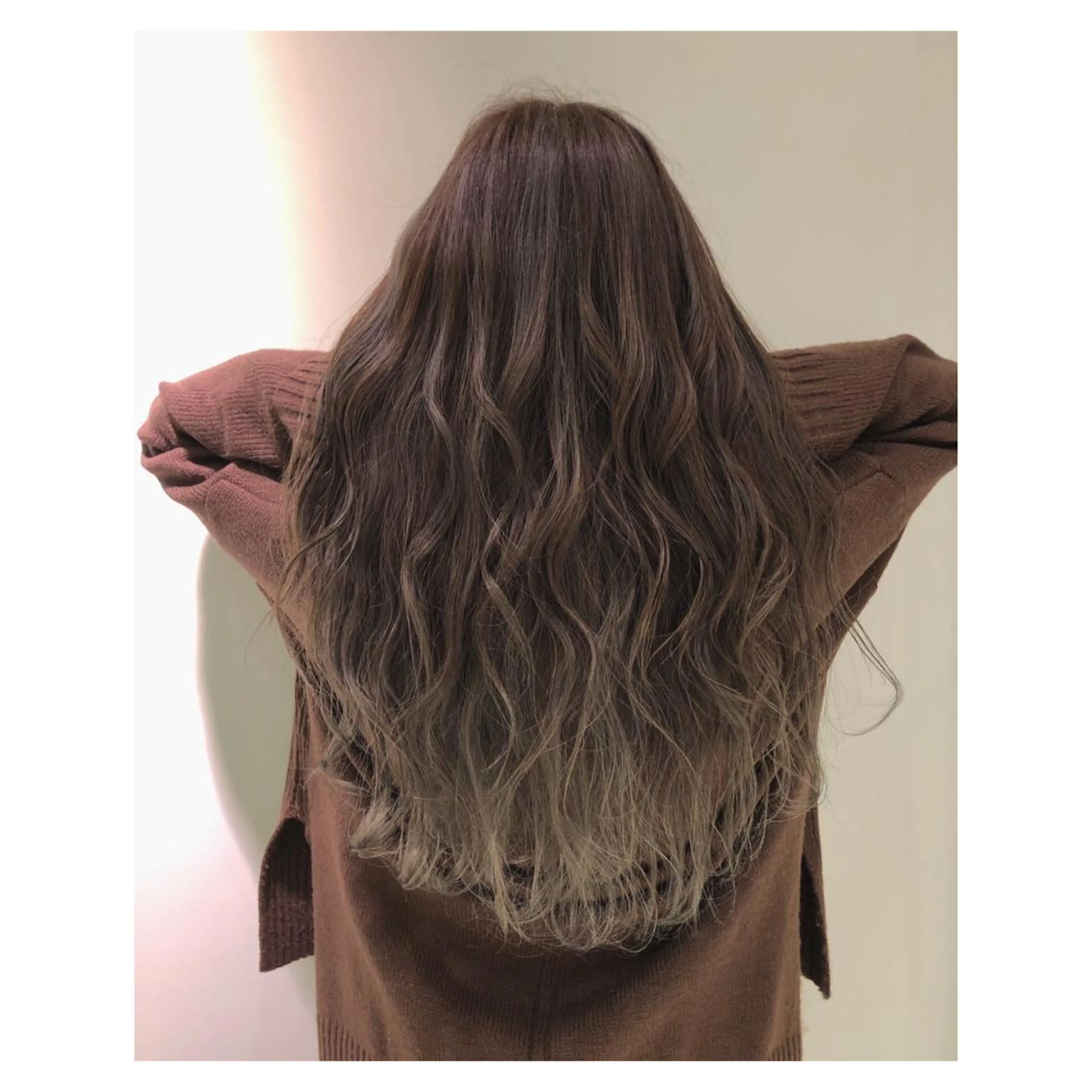 セミロング カラー パーマ ヘアアレンジ メンズ EARTH長岡店🩵 石原莉穂のヘアスタイル