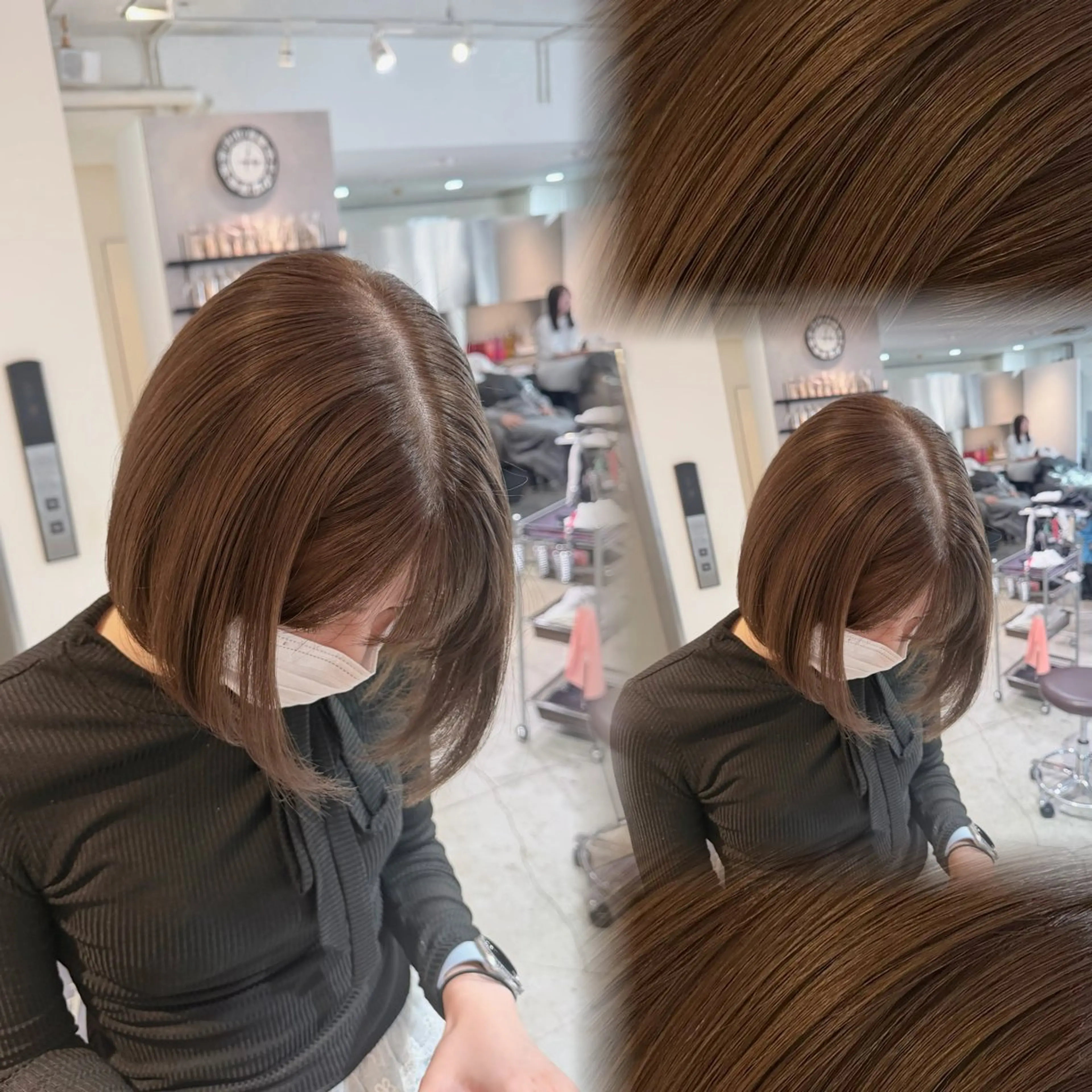 ショート カット ヘアカラー トリートメント 🦈AKARI🦈 髪質改善/韓国風のヘアスタイル