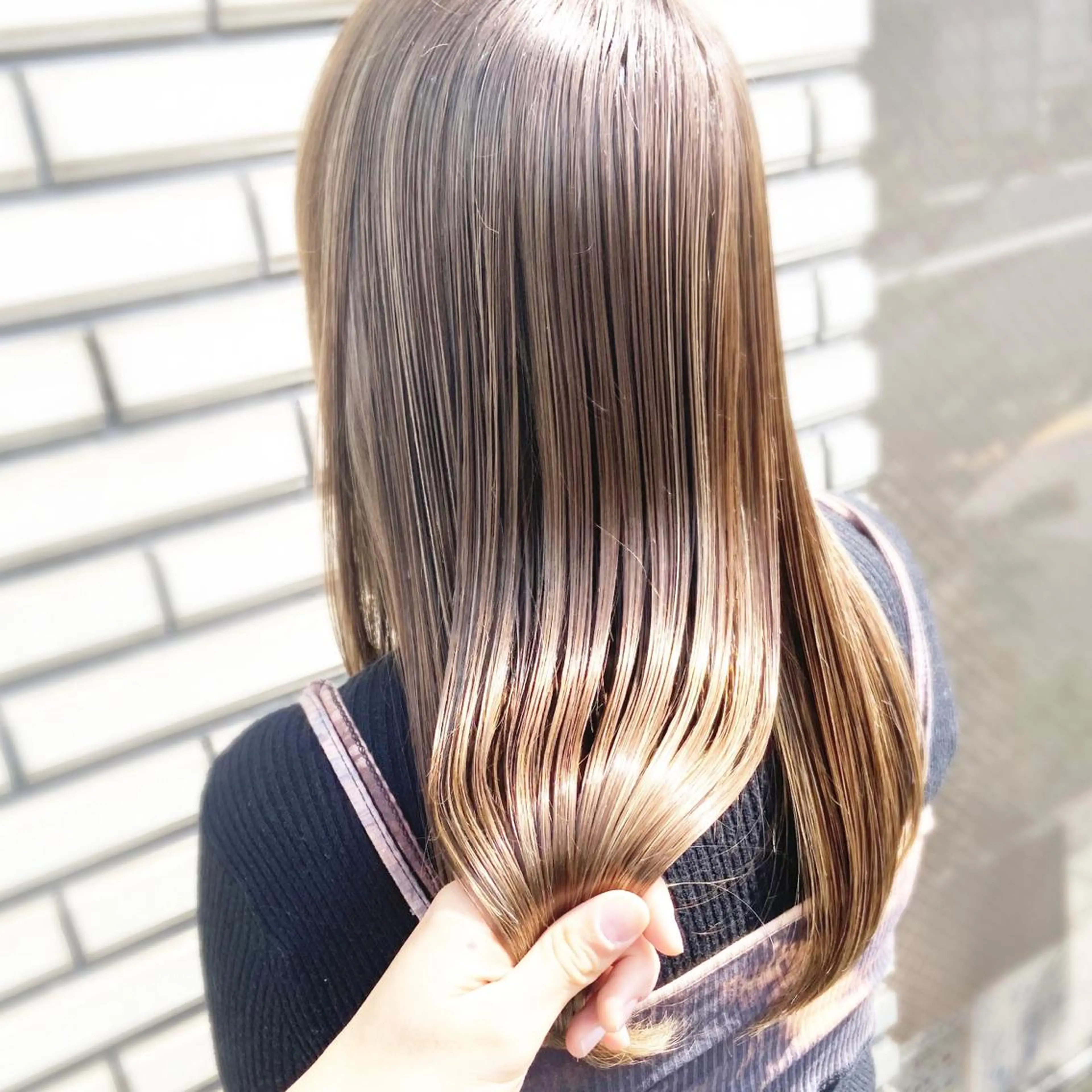 セミロング カラー 髪質改善 トリートメント 🦋韓国系指名No1 店長/圓山 祐也🦋のヘアスタイル