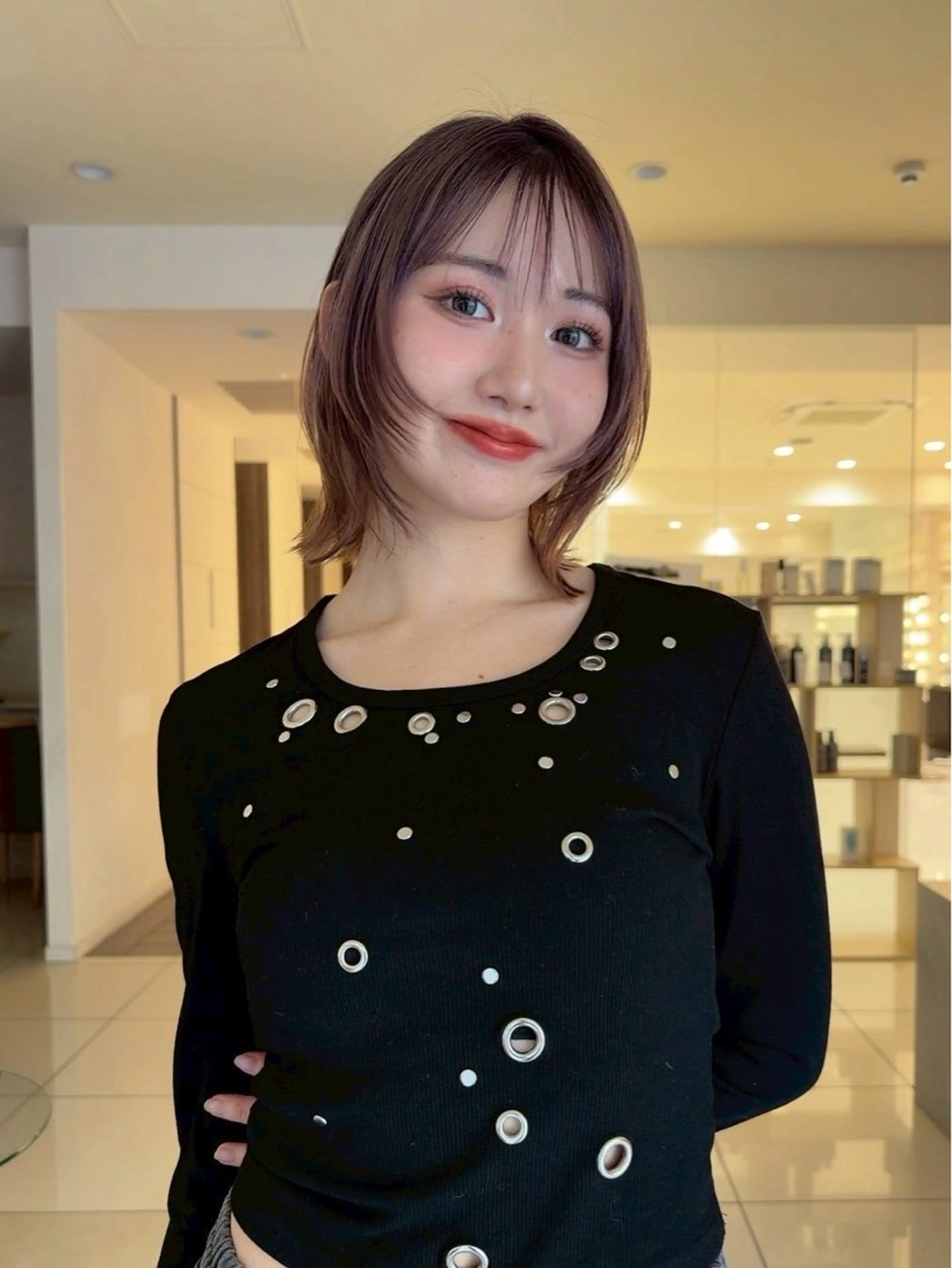 カラー ヘアカラー 艶髪／カラー／ 銀座／RINA🎀のヘアスタイル