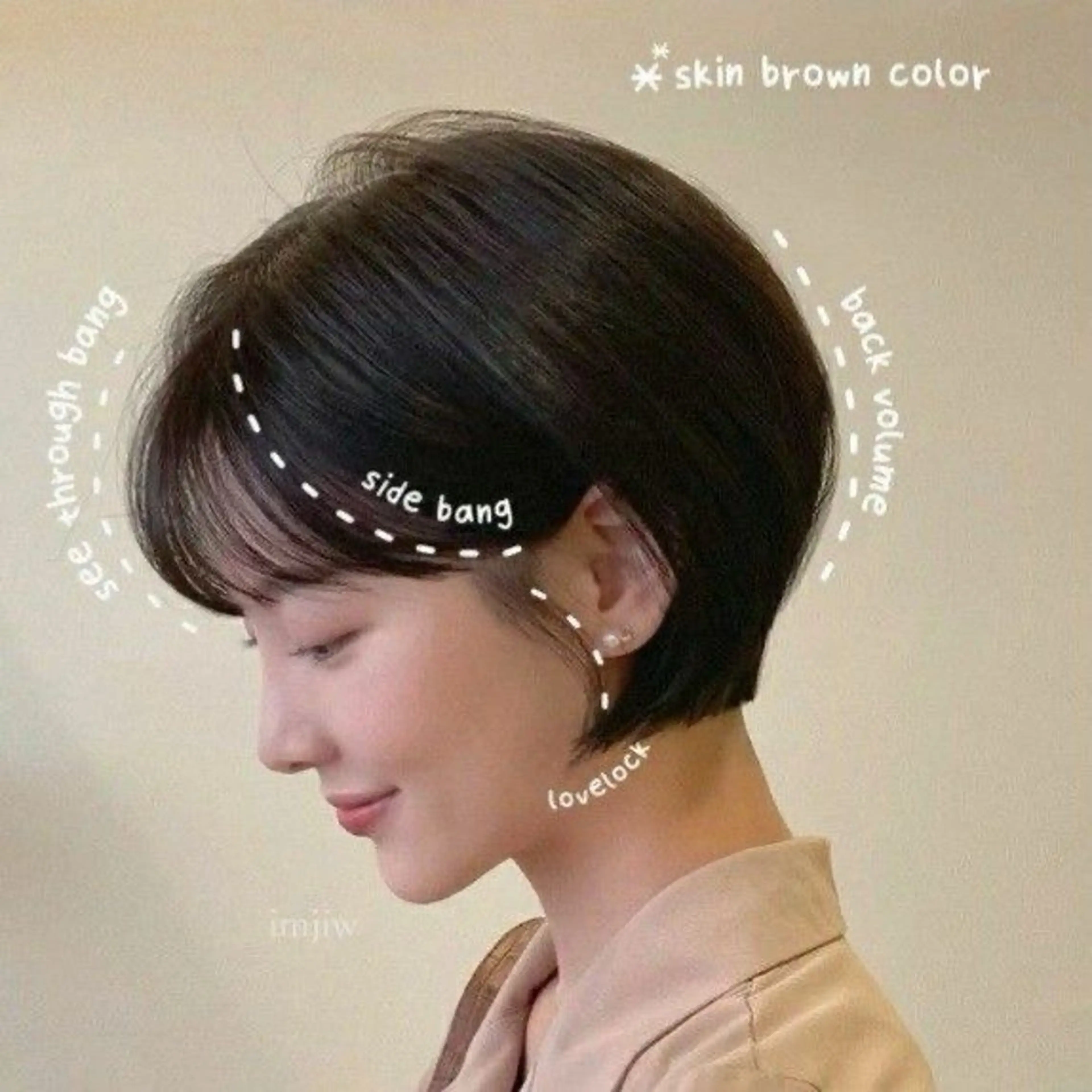 ショート カラー 似合わせカット ショートヘア トリートメント ミディアムヘア Chifumiのヘアスタイル