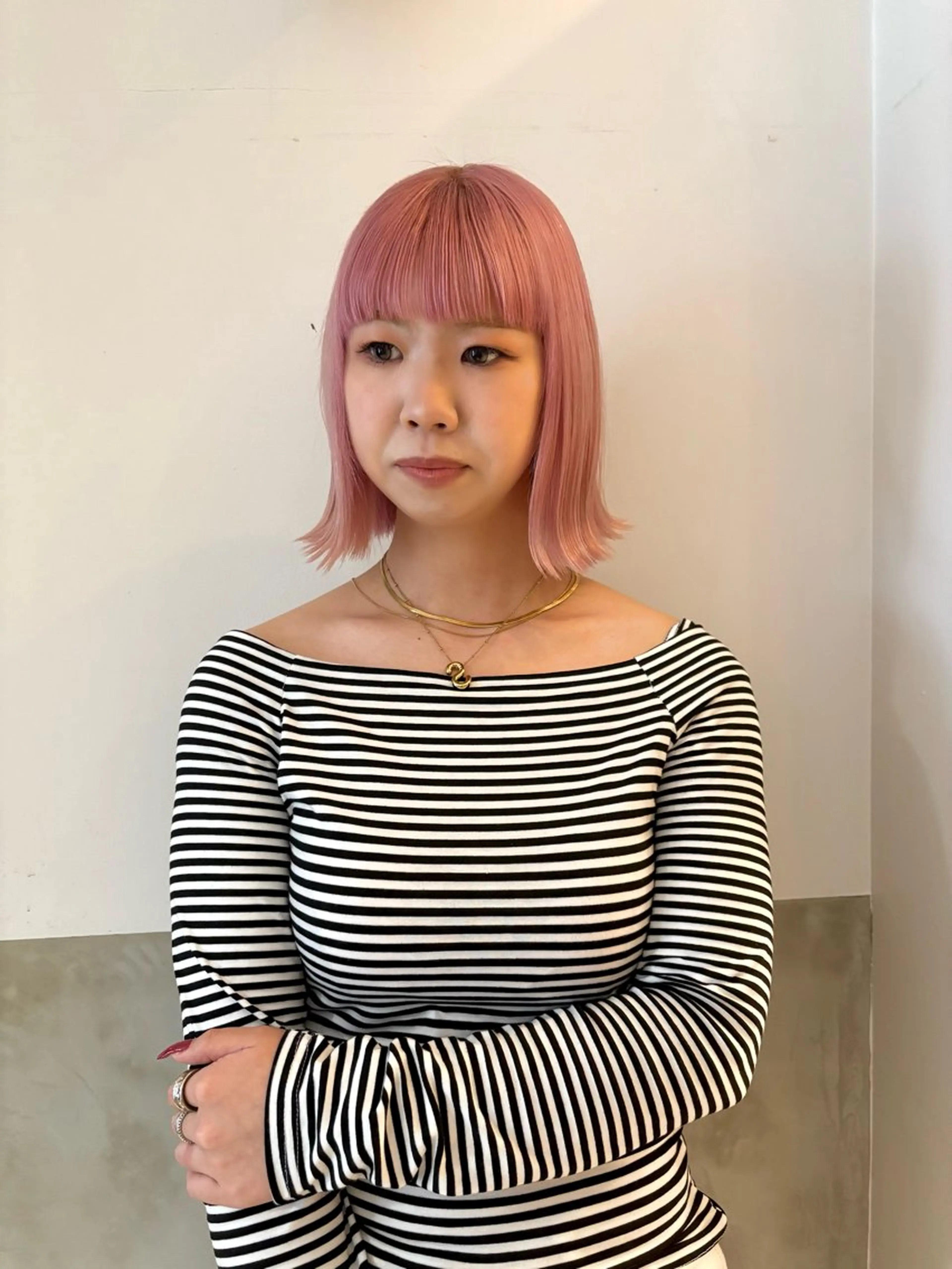 カラー 【pia】 ホノカブリーチカラーのヘアスタイル