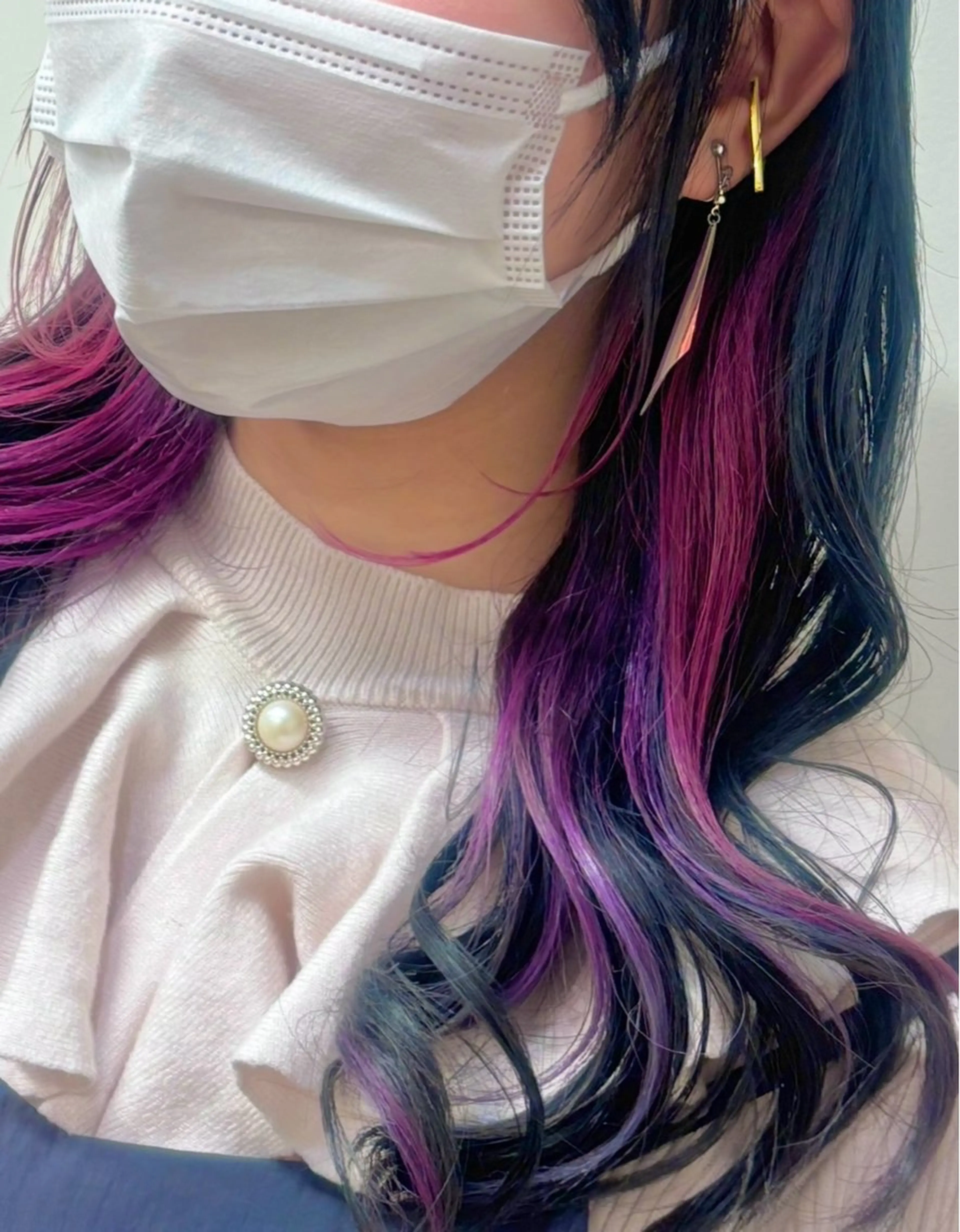 セミロング カラー 古川 琴美のヘアスタイル