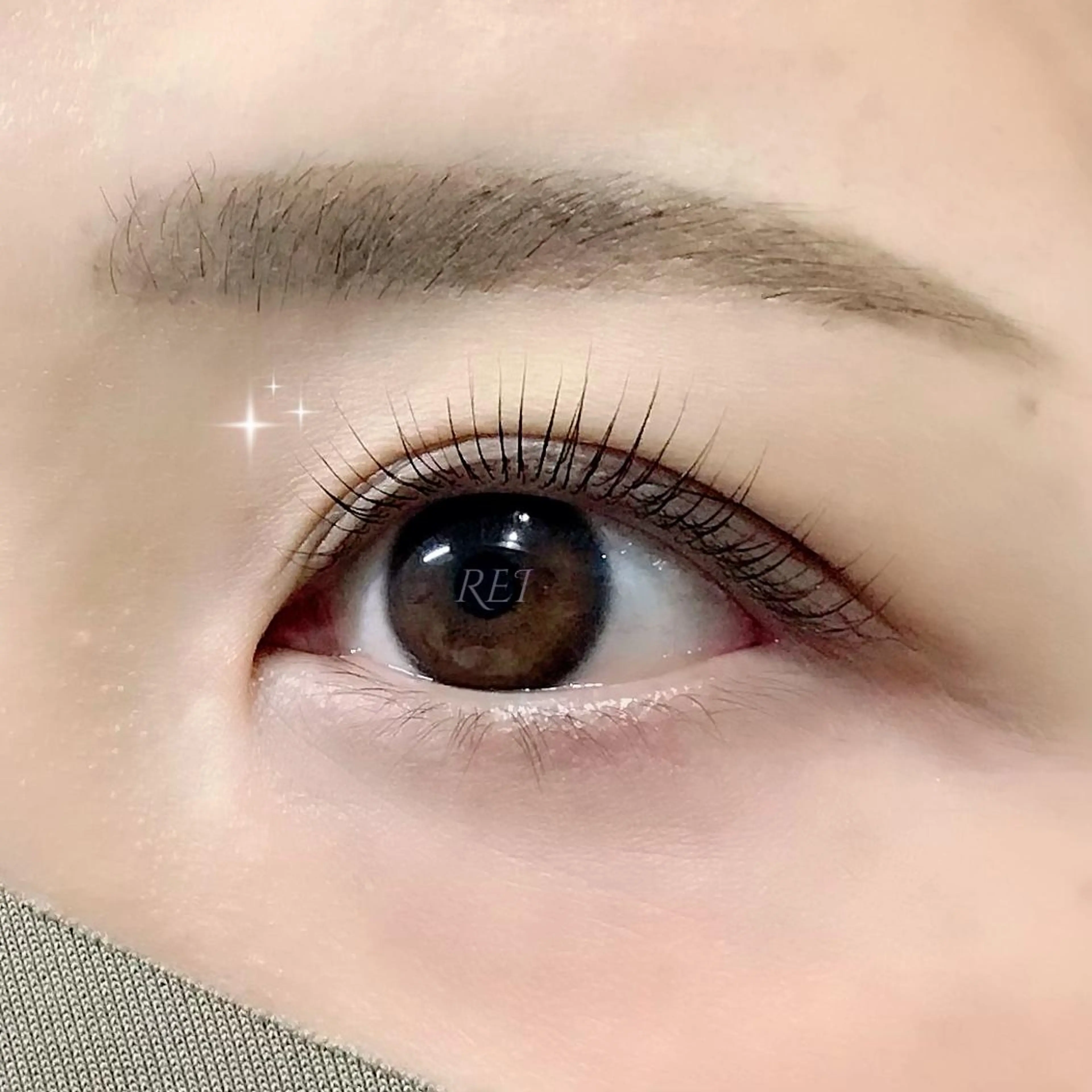 マツエク・マツパ パリジェンヌラッシュリフト REI eyelashのマツエク・マツパデザイン