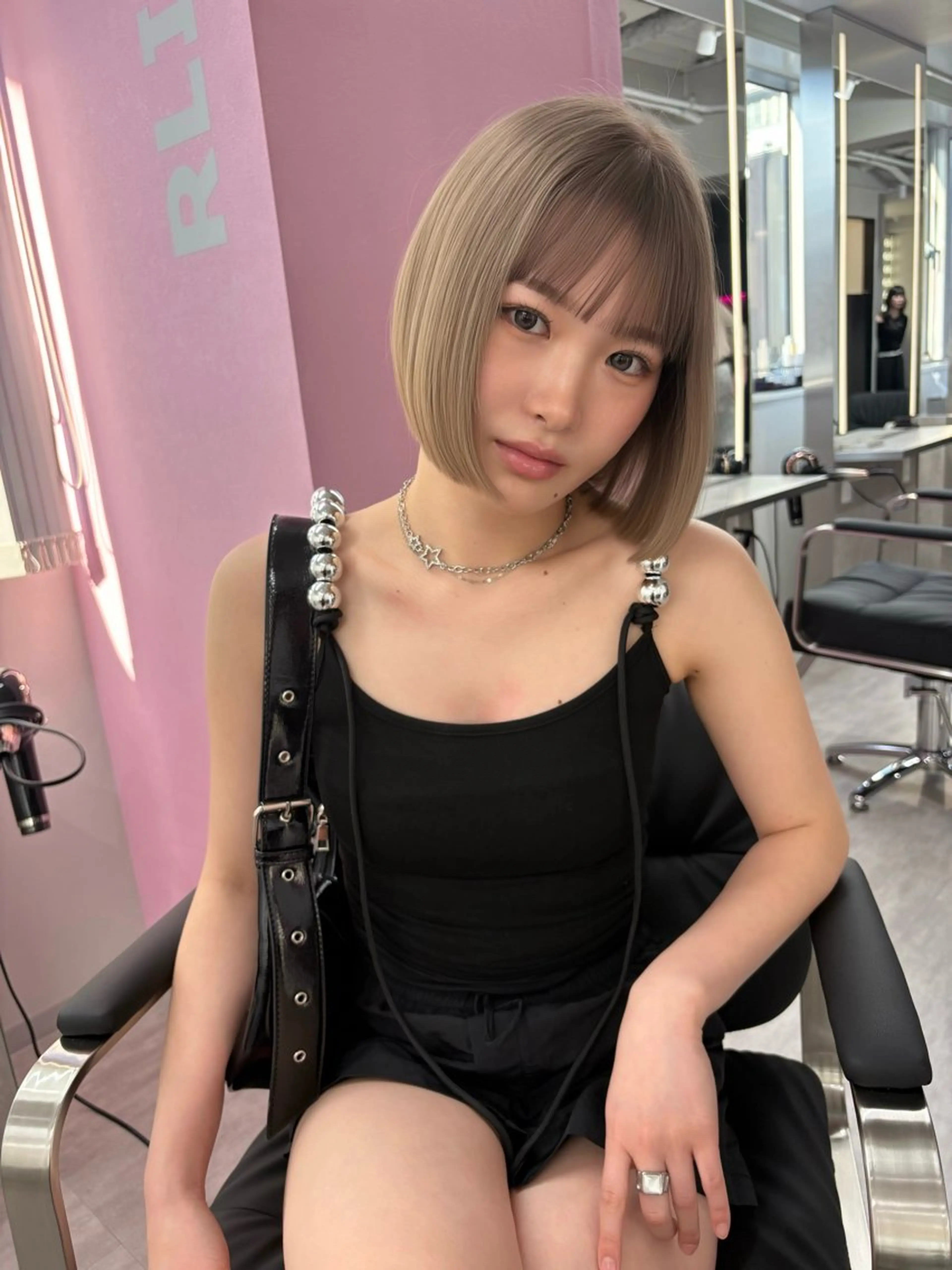 ショート カラー fuuka/ ハイトーン/海外ヘアのヘアスタイル