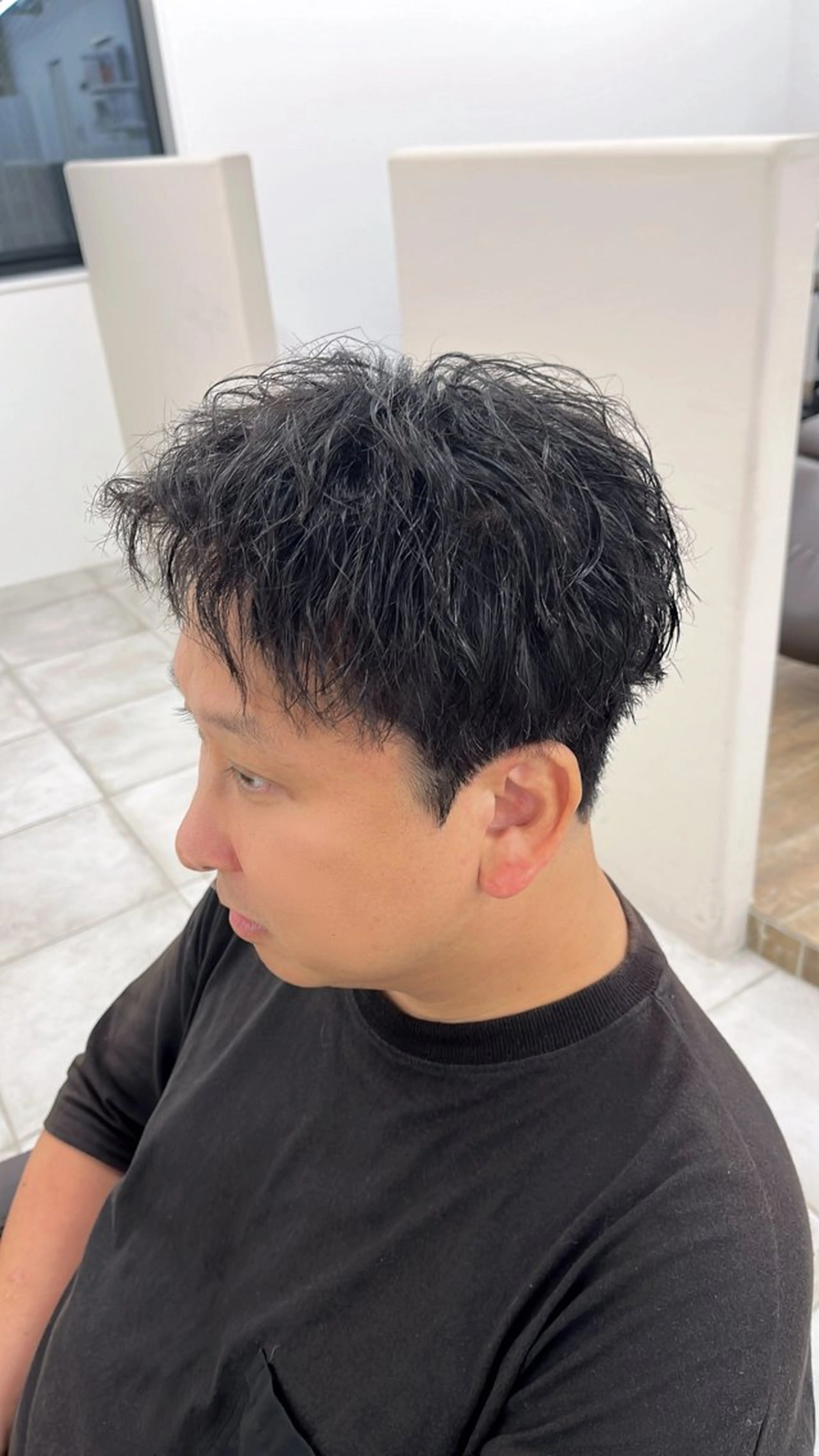 ショート パーマ メンズ 🏆メンズヘア特化 🥇代表りんぺーのヘアスタイル