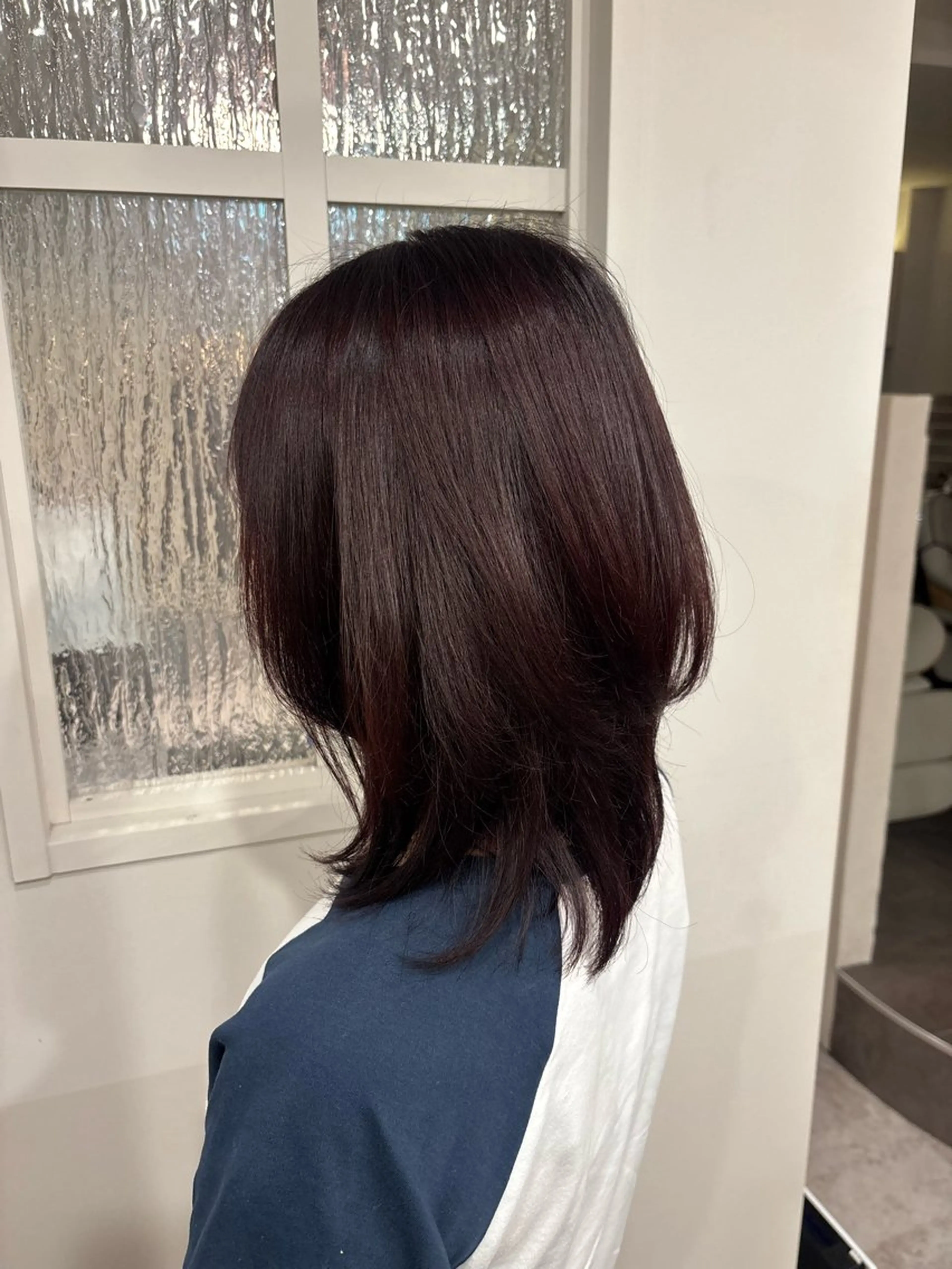 ミディアム ヘアカラー 宮下 日菜乃のヘアスタイル