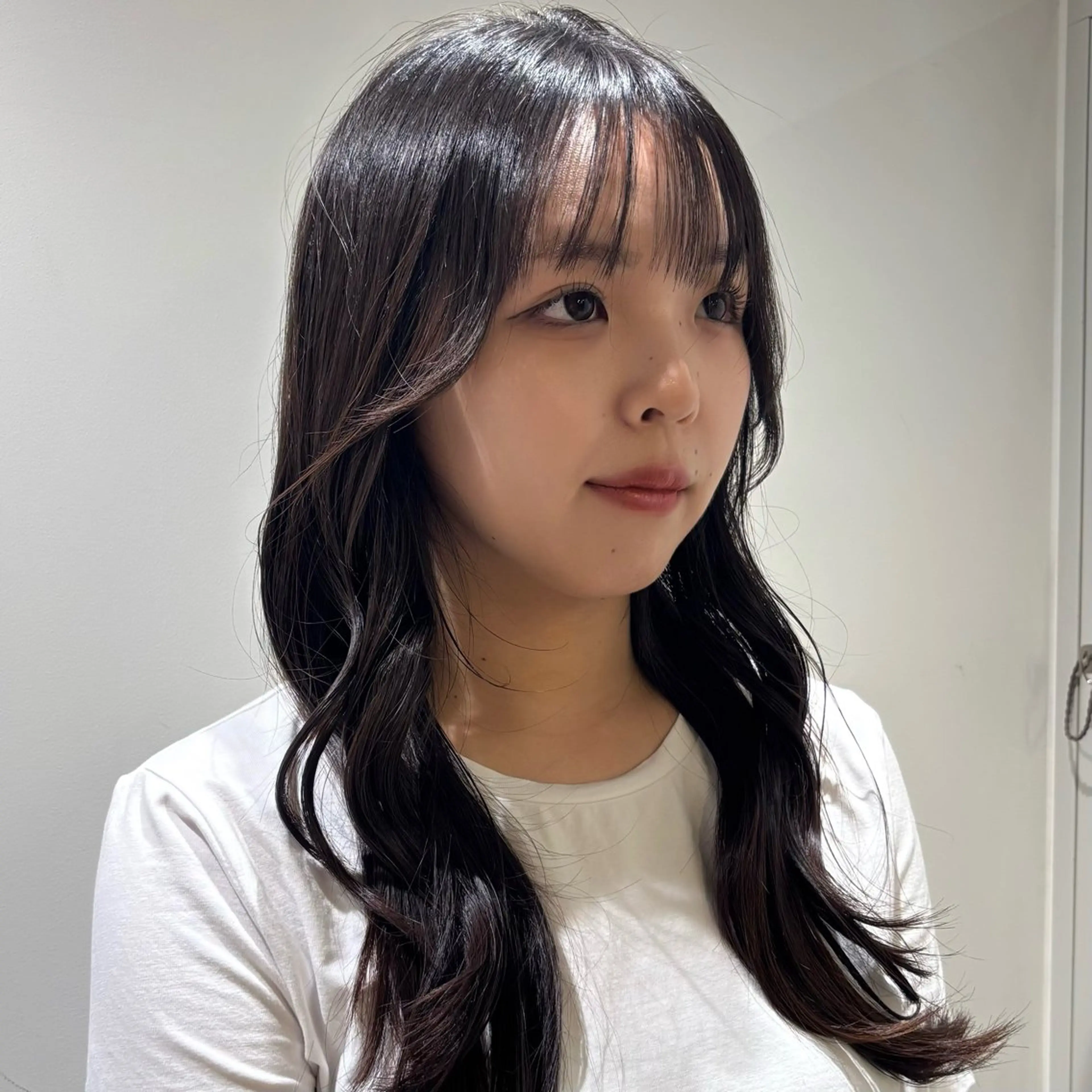 ロング のむらあんじゅ/ 韓国風レイヤーೀのヘアスタイル