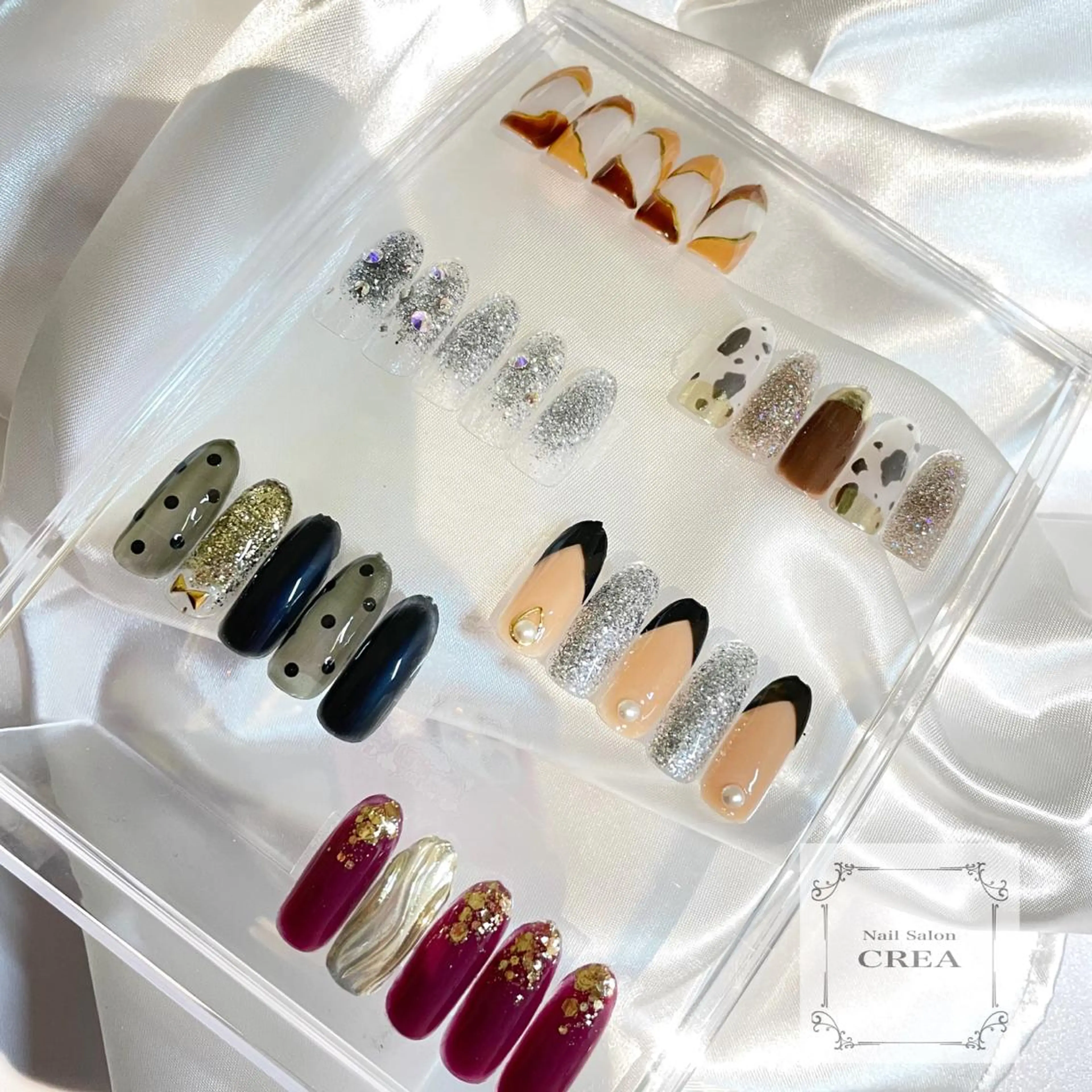 ネイル スカルプネイル ハンドネイル NailSalon CREAのネイルデザイン