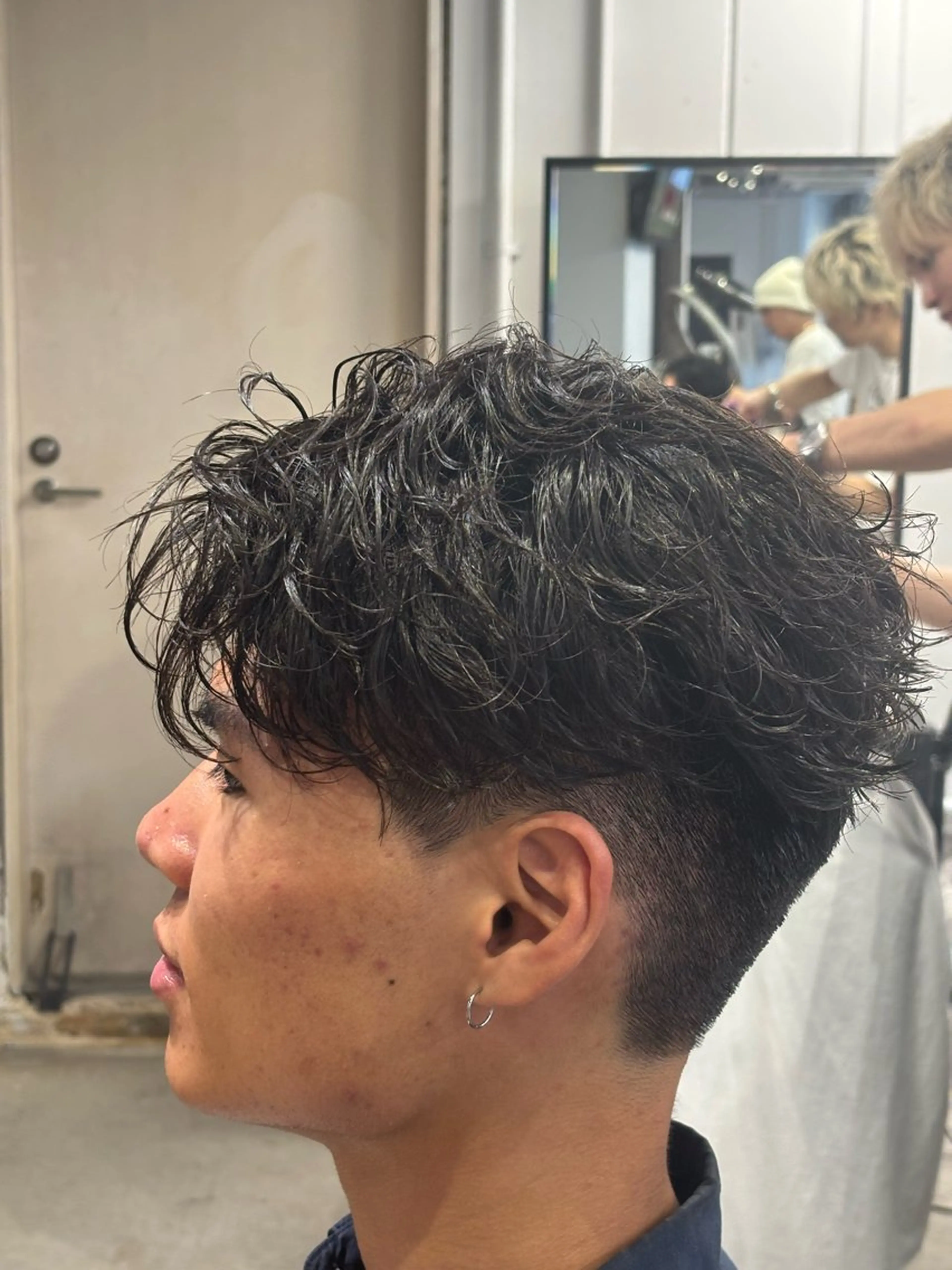 パーマ カット パーマ トリートメント ✨うる艶カラー/垢抜 けメンズパーマ✨のヘアスタイル