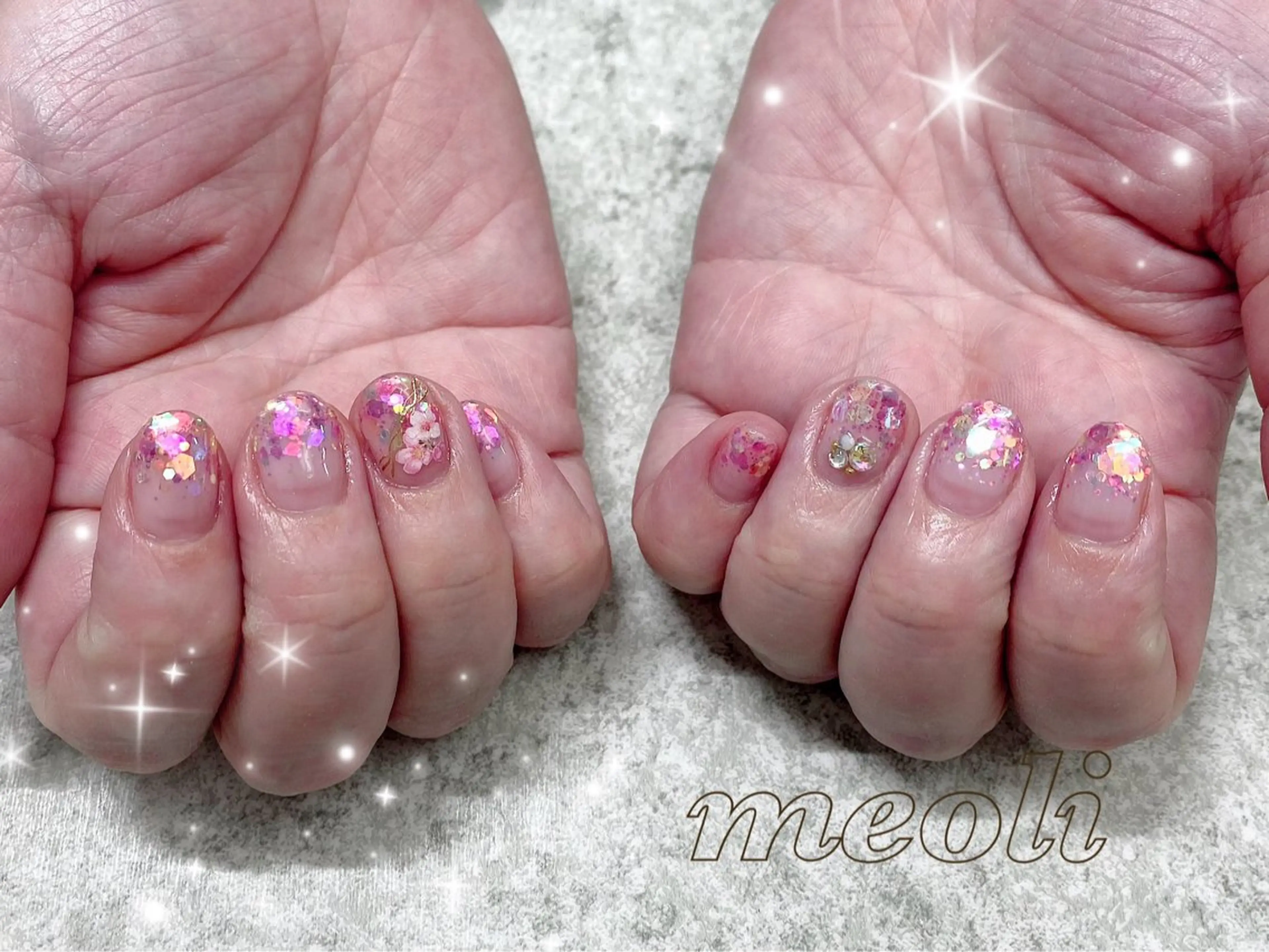 ネイル アートネイル ハンドネイル nail salon meoli メグのネイルデザイン
