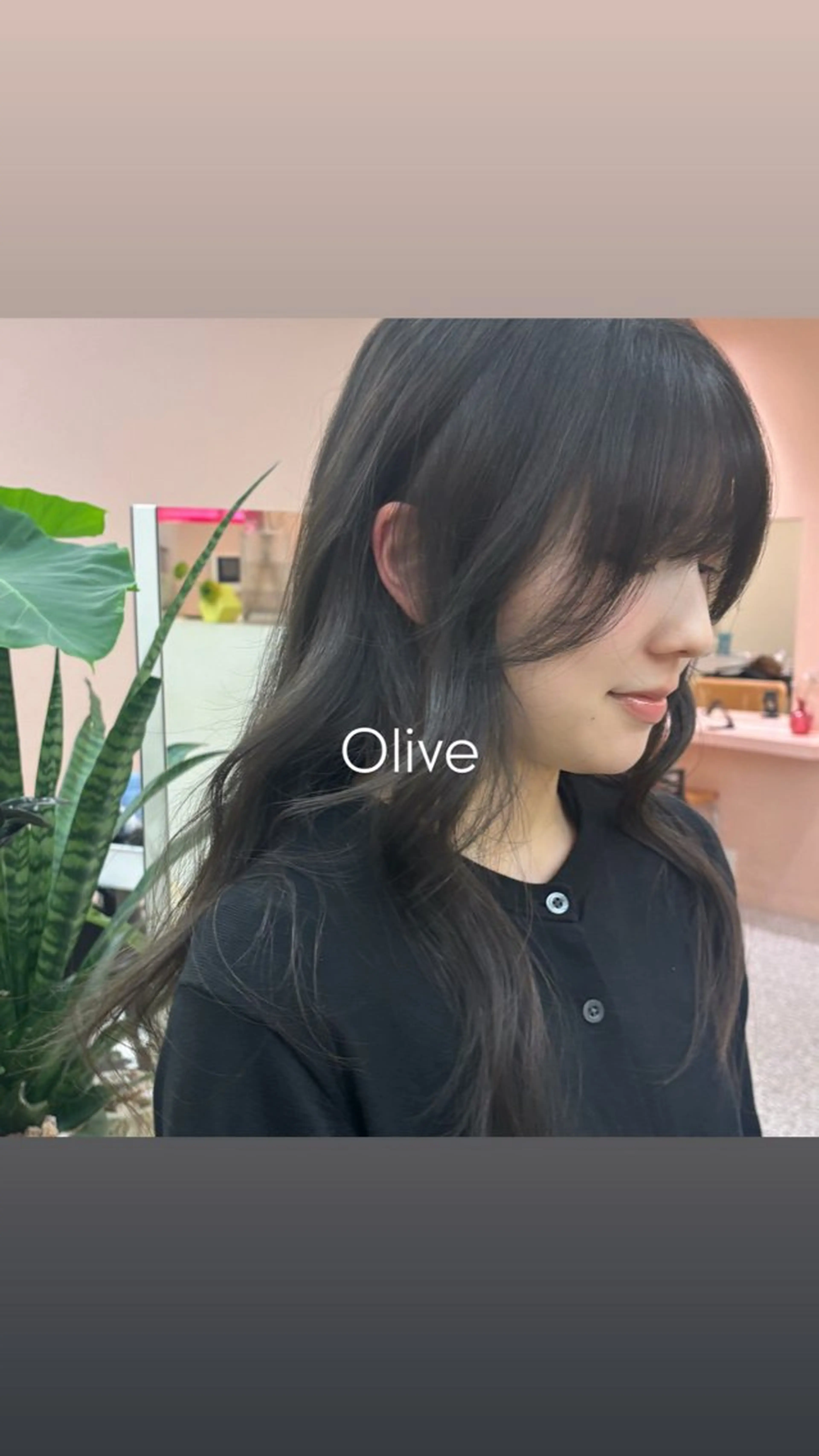 カラー グレージュ🩶 白髪育成🎀ヒナのヘアスタイル