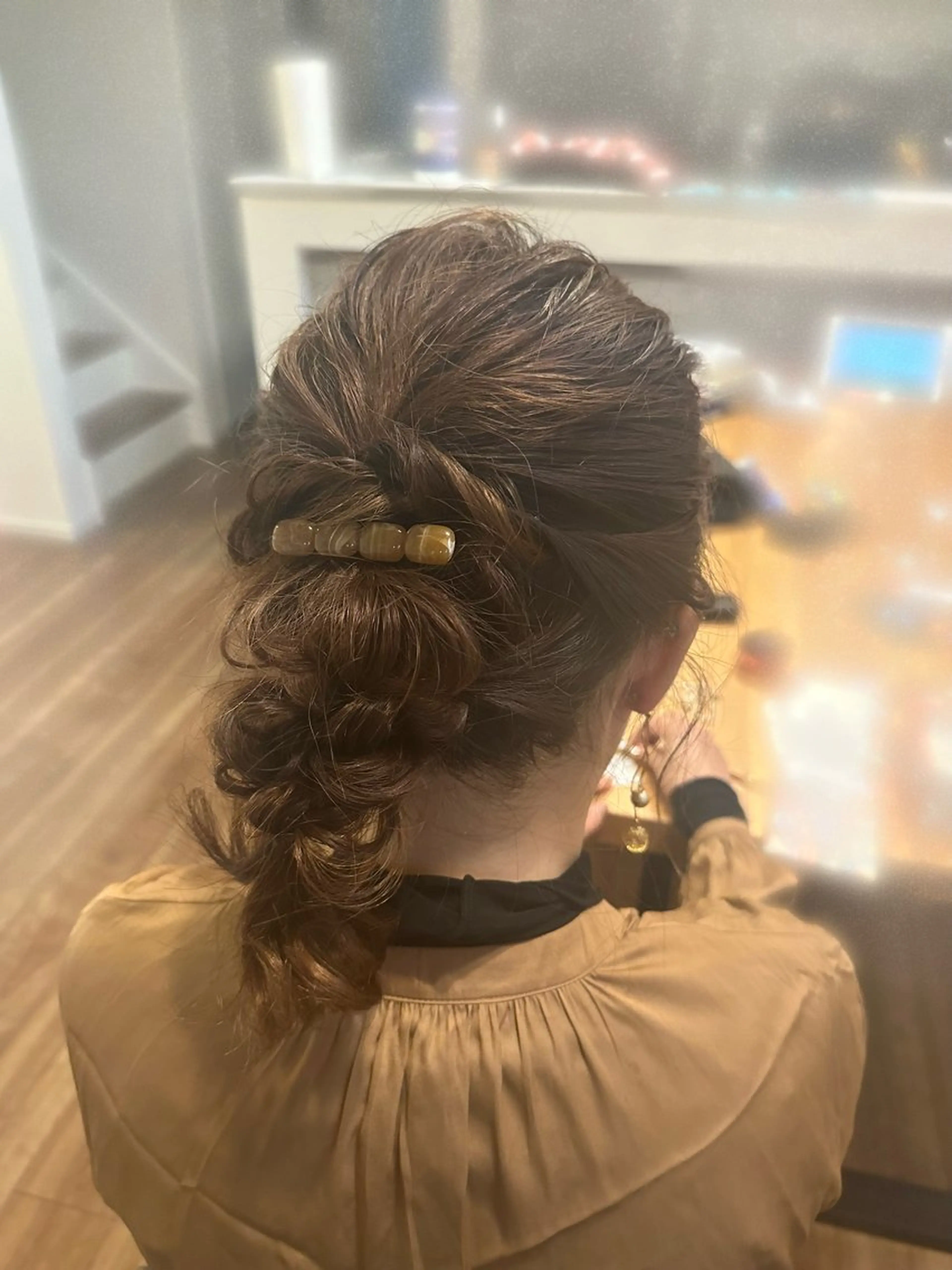 ミディアム SHRIMP桐山 千苗のヘアスタイル