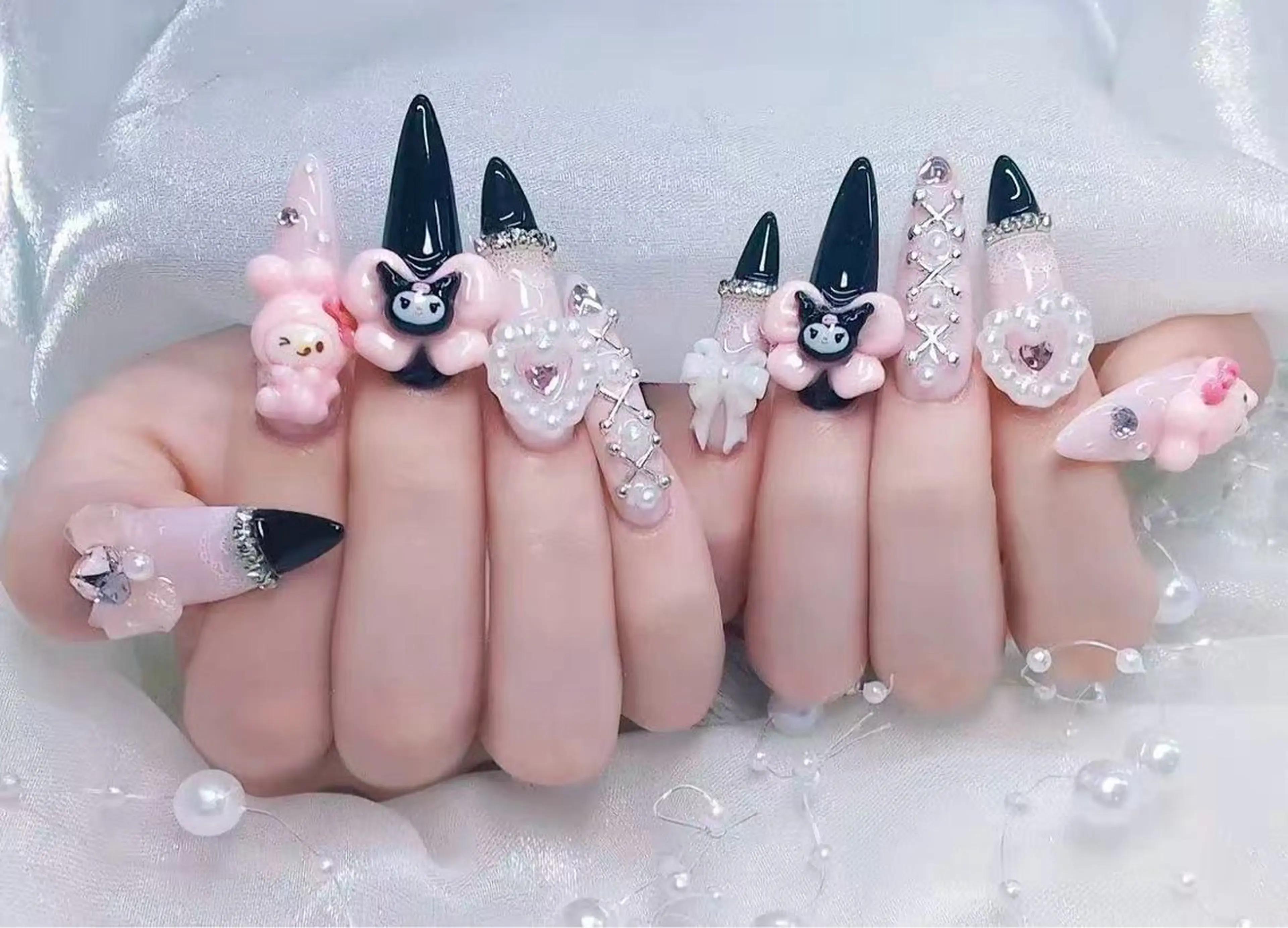 ネイル ハンドネイル ラベンダー💖日暮里 ルル💖ネイルのネイルデザイン