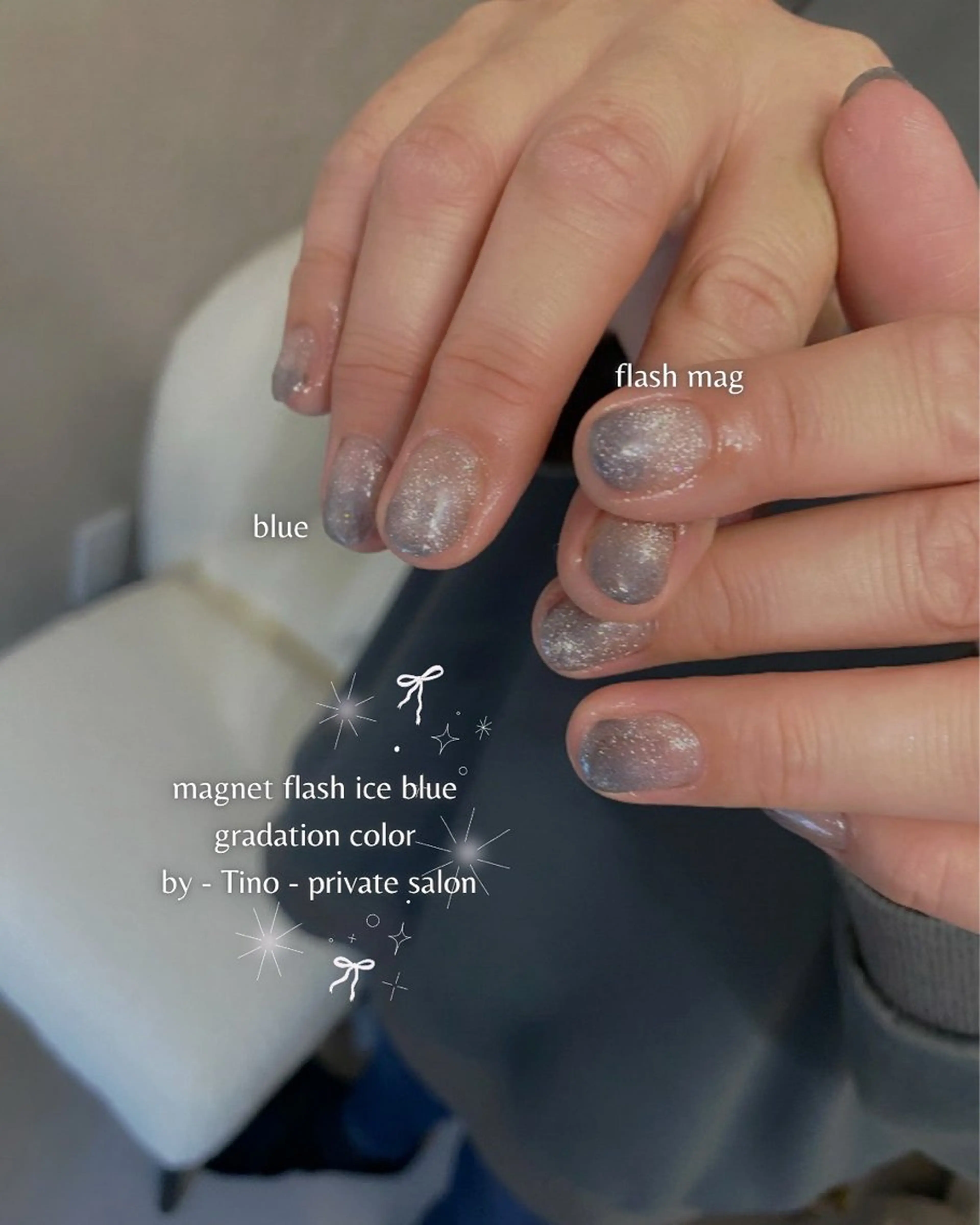 ネイル フラッシュネイル フラッシュマグ グラデーション ハンドネイル nailsalon - Tino -のネイルデザイン