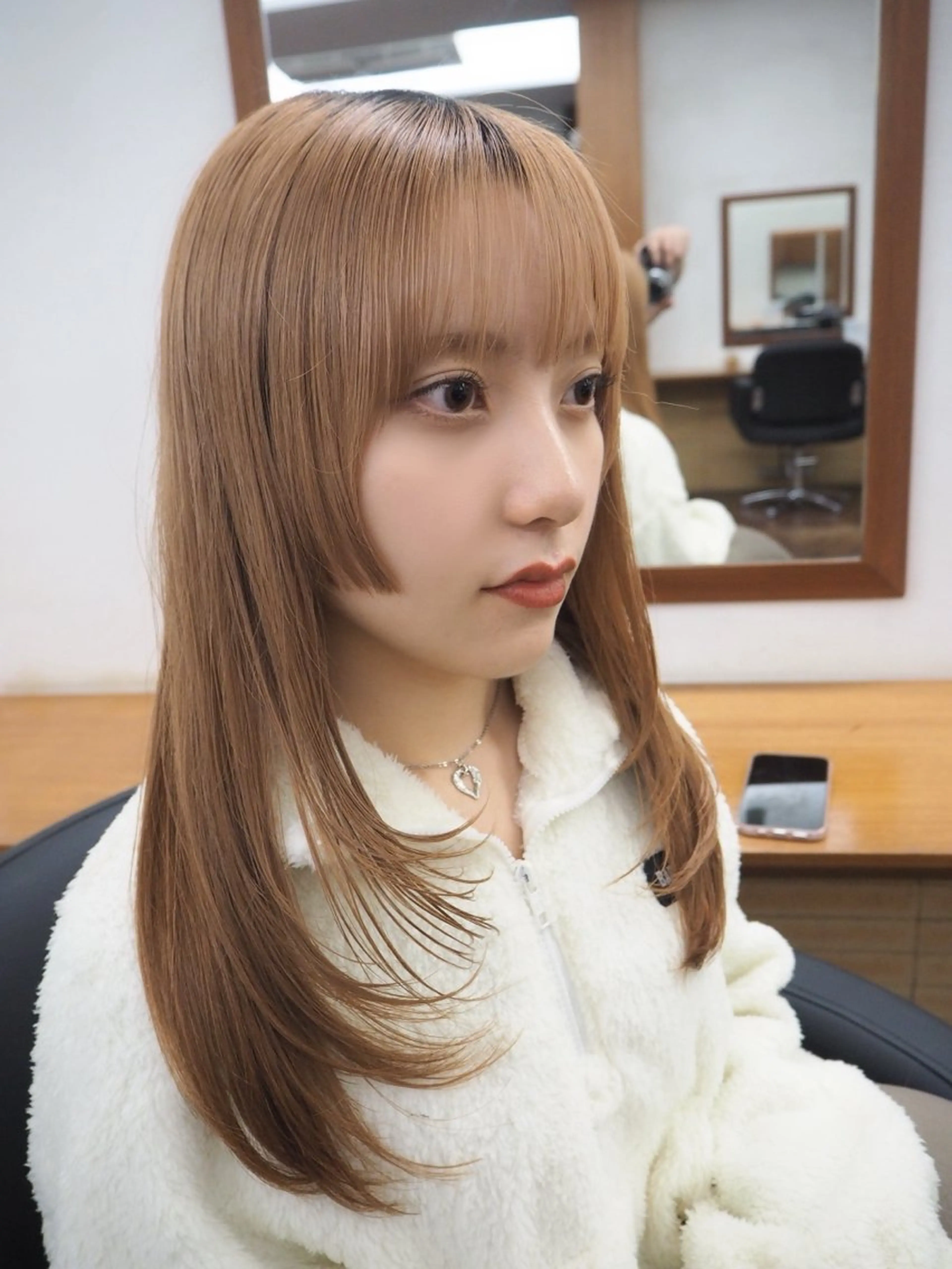 セミロング カラー カット ヘアカラー トリートメント Paddle所属・似合わせレイヤー/ ニュアンスパーマ高倉のヘアスタイル