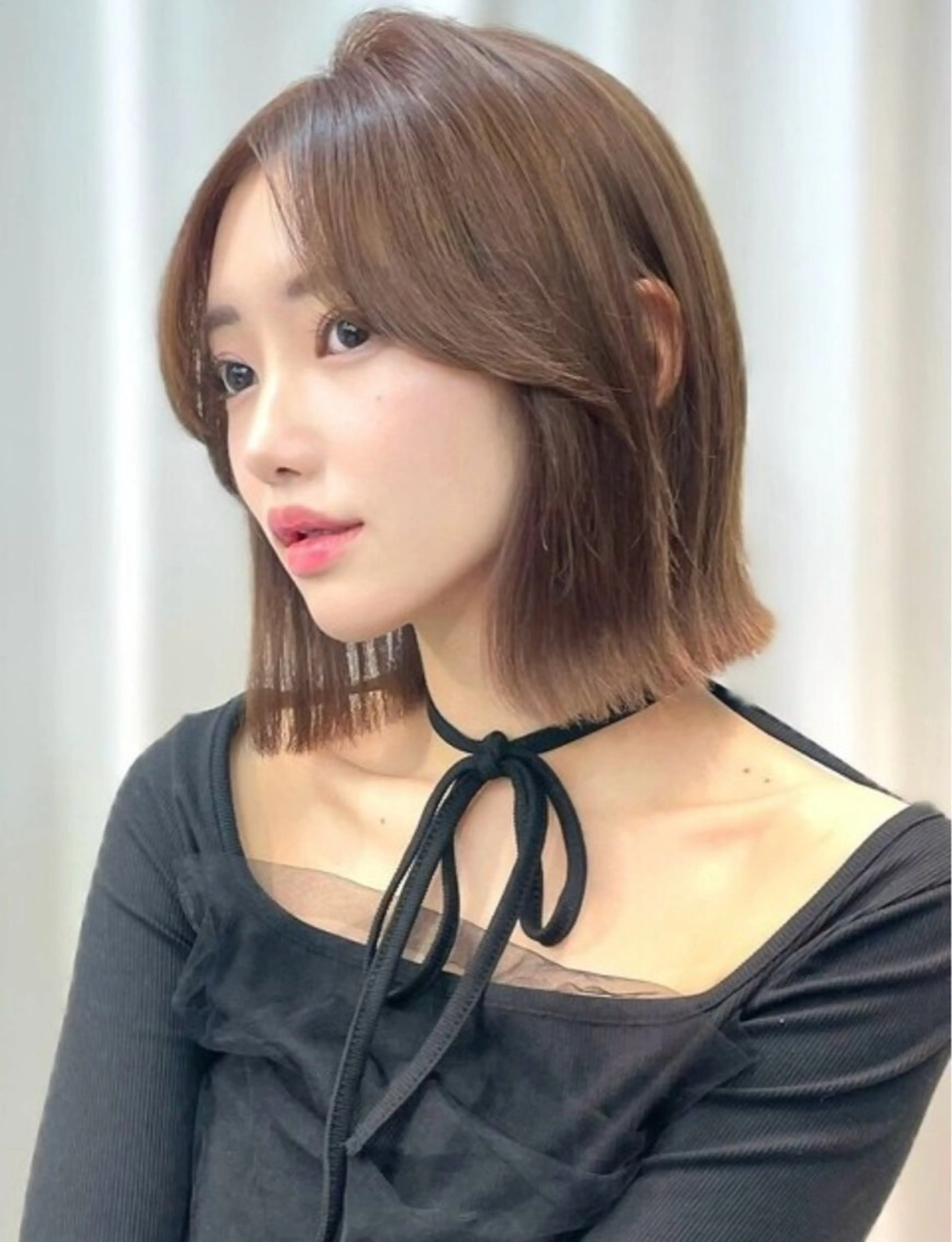 ミディアム カラー ベージュカラー ✰︎ サヤカ ✰︎のヘアスタイル