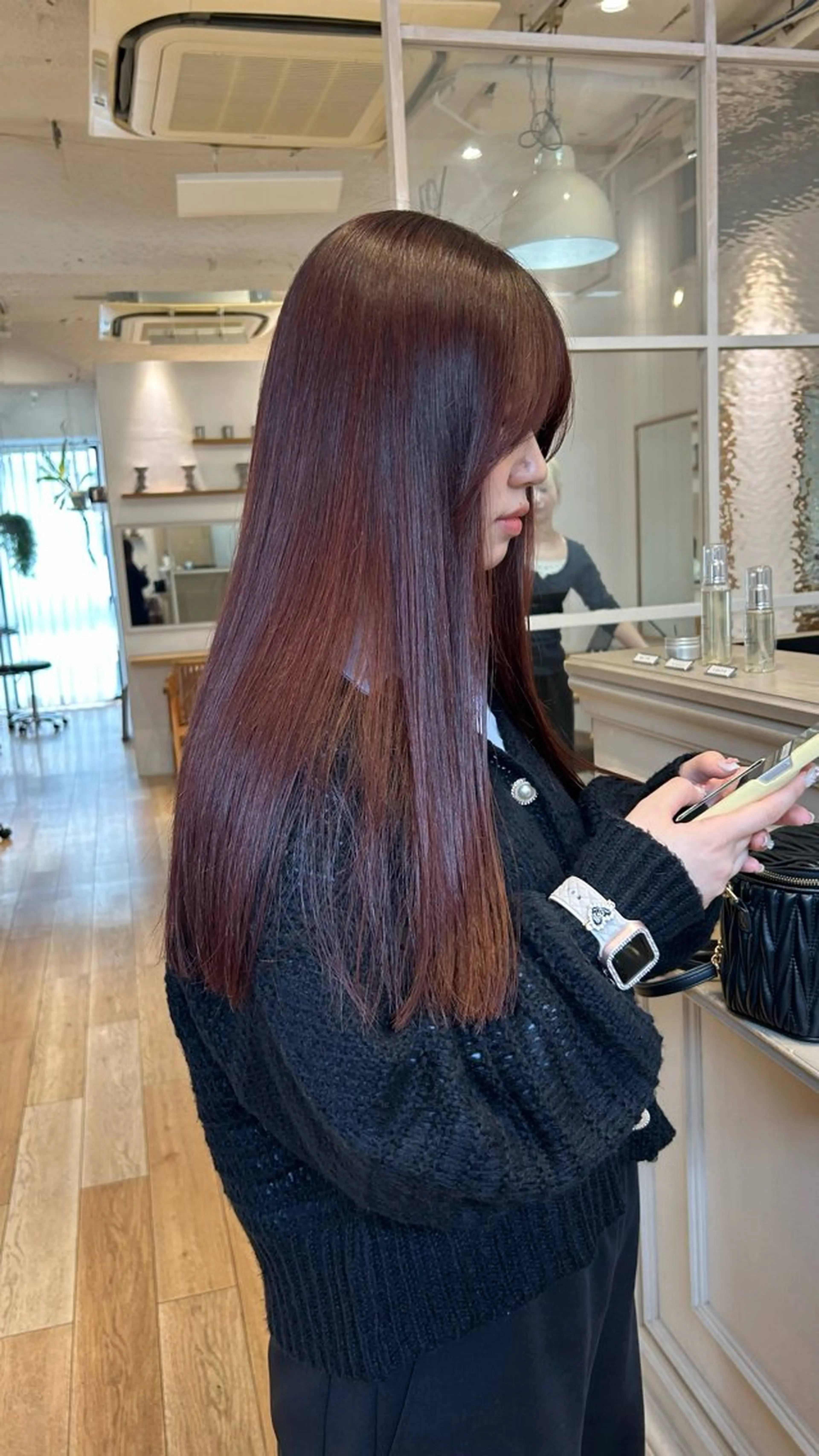 ロング カラー ヘアカラー じゅわっと暖色カラー 🍊Moemiのヘアスタイル