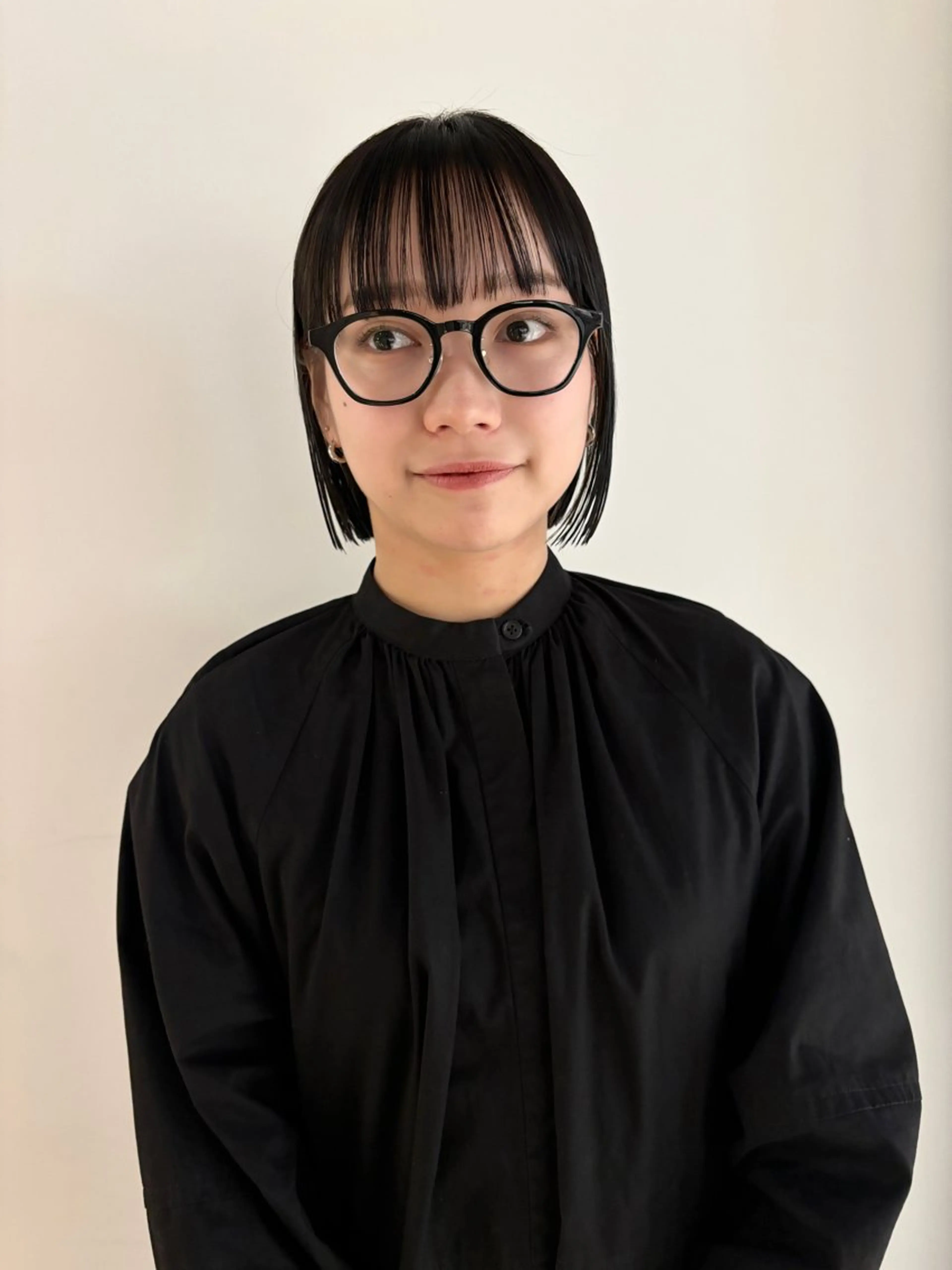 ショート 切りっぱなしボブ ボブ カット やまもと さえのヘアスタイル