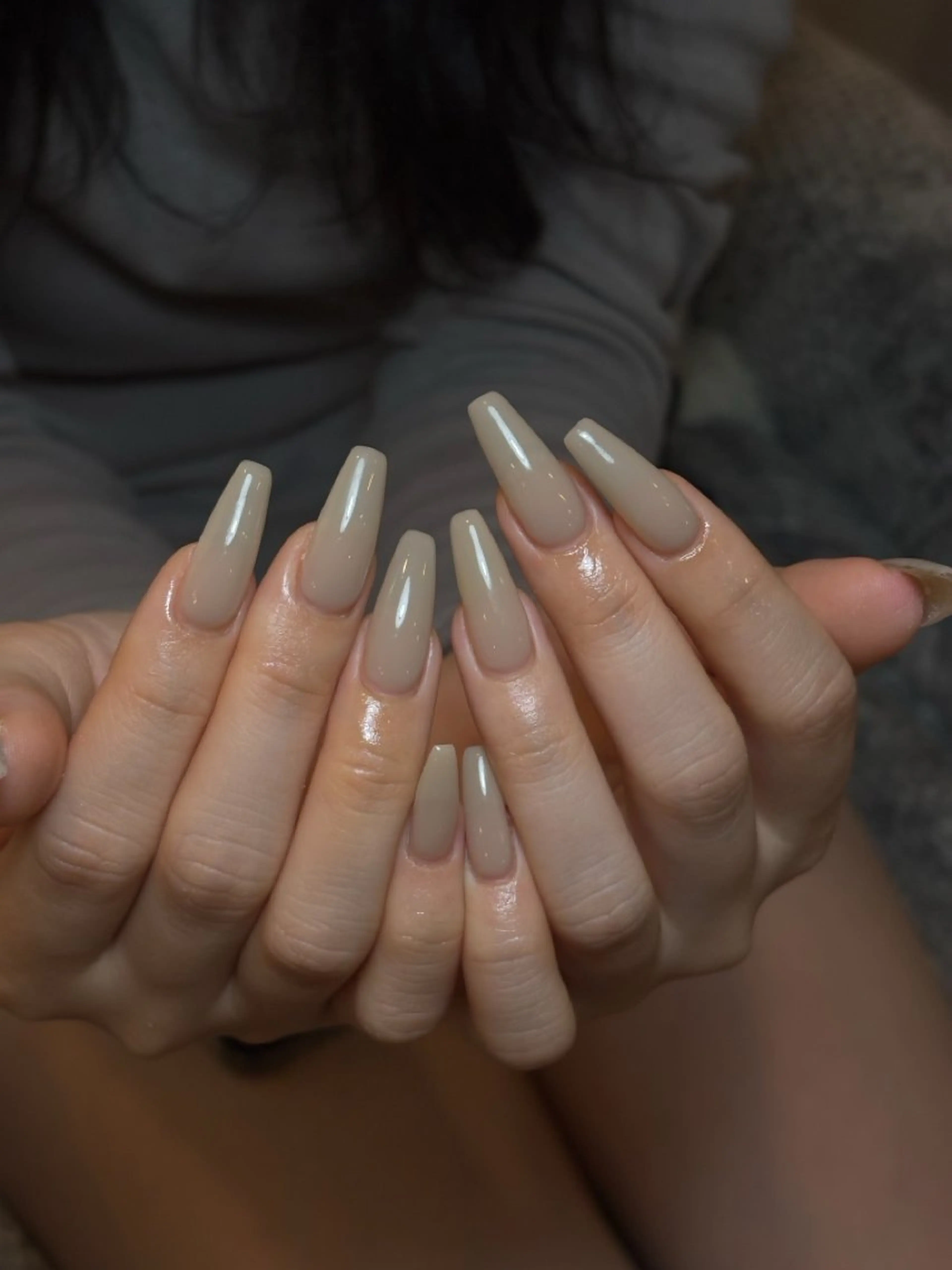 【HAND】美フォルム長さだし+ワンカラー✨(オフあり)の写真