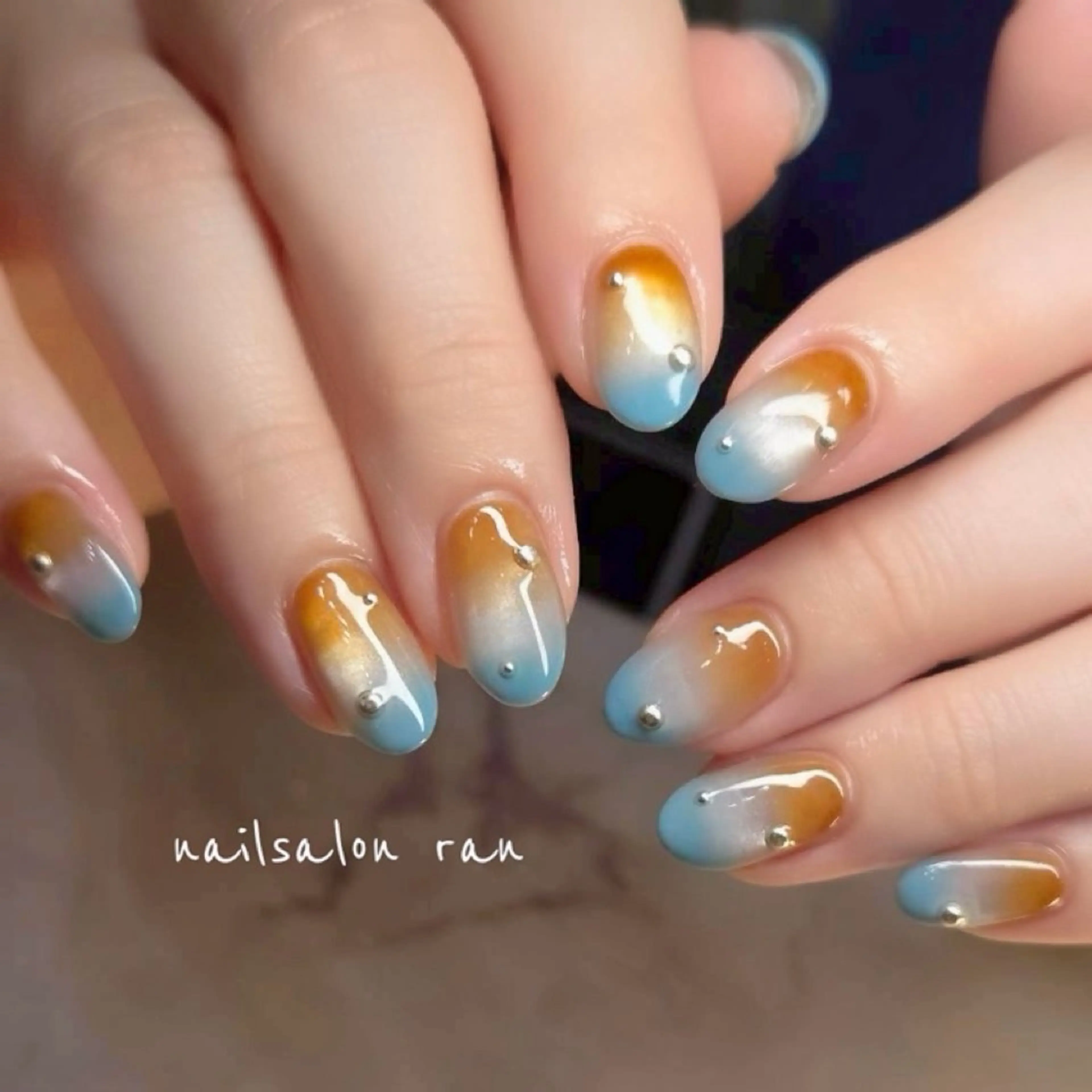 ネイル ハンドネイル ハンドケア nailsalon ranのネイルデザイン