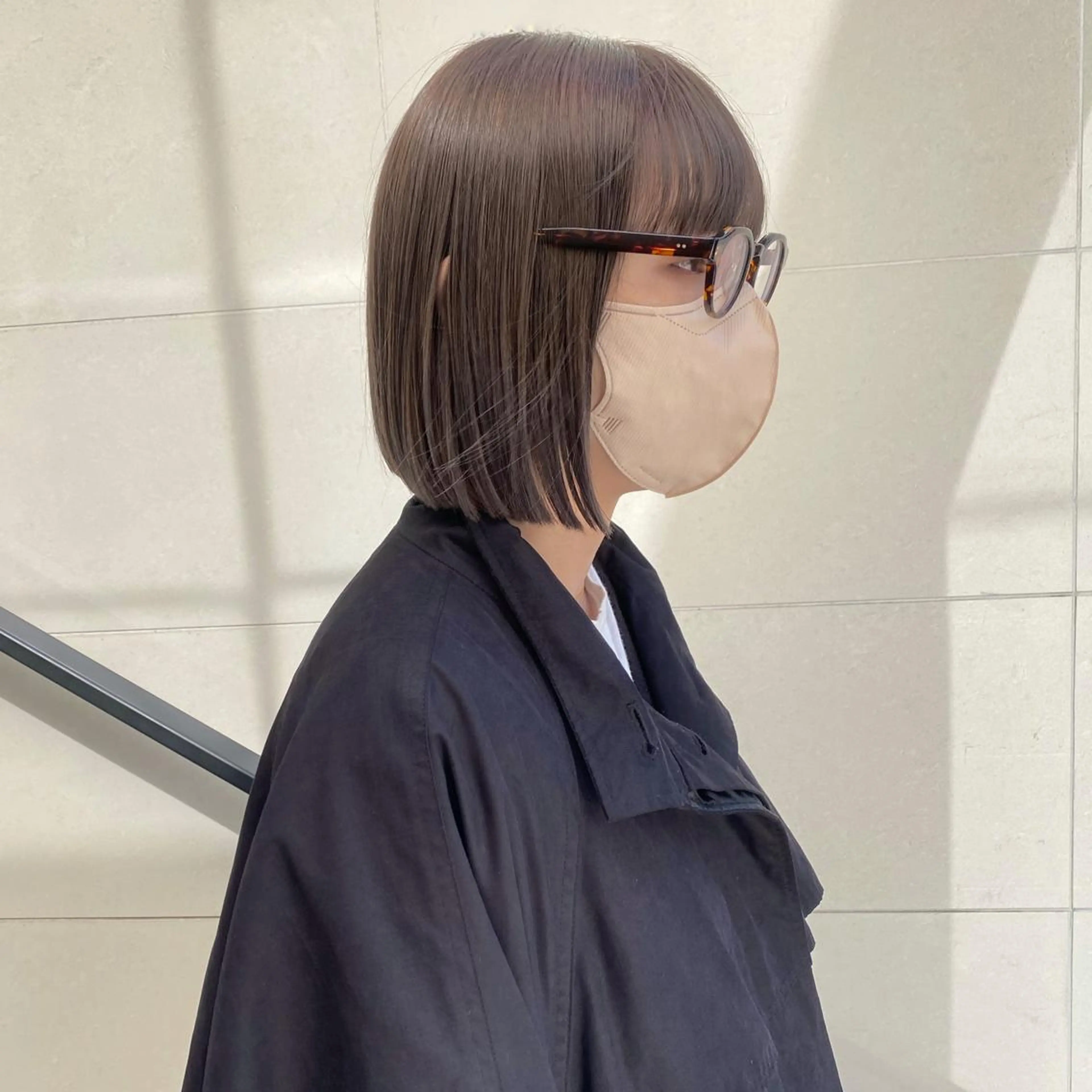 ショート カラー ボブ/ミニボブ 透明感カラーkadoのヘアスタイル