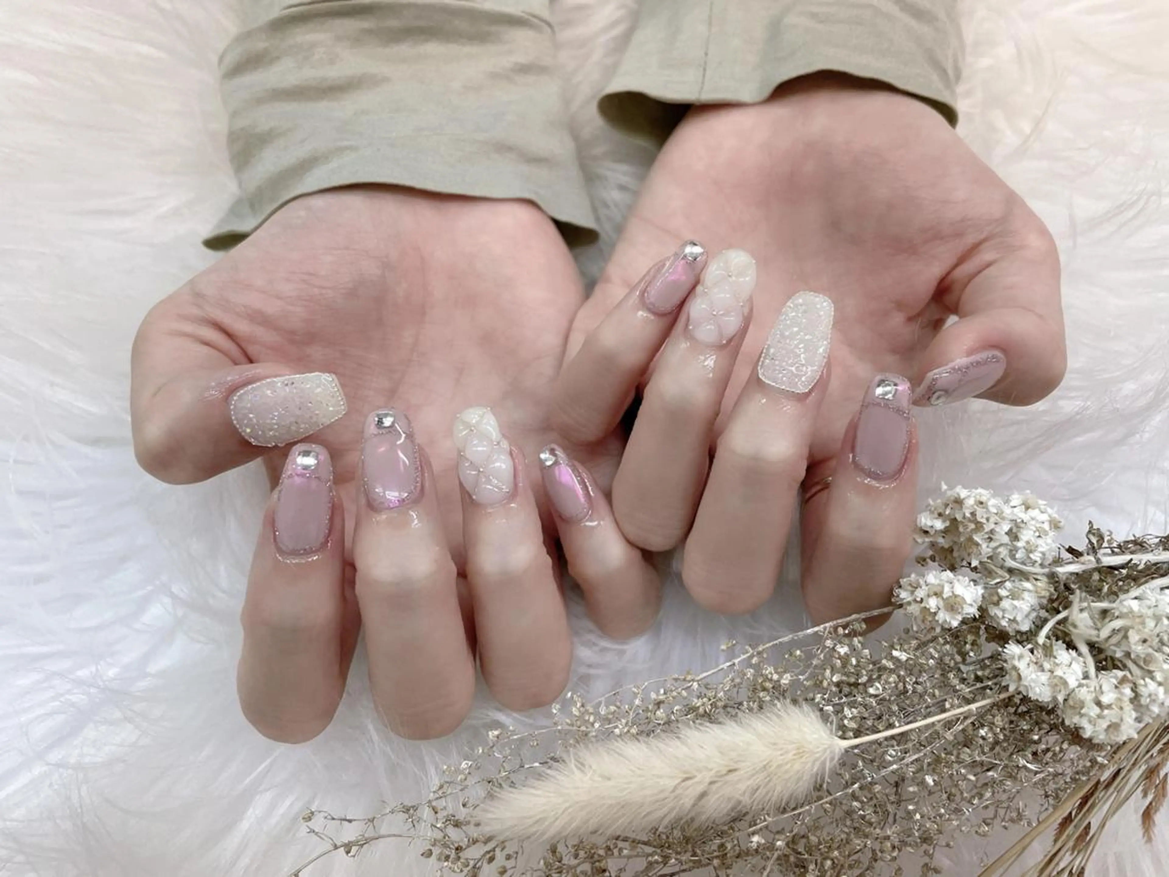 ネイル 🦋ネイルサロン ブラン🌈ゆりのネイルデザイン