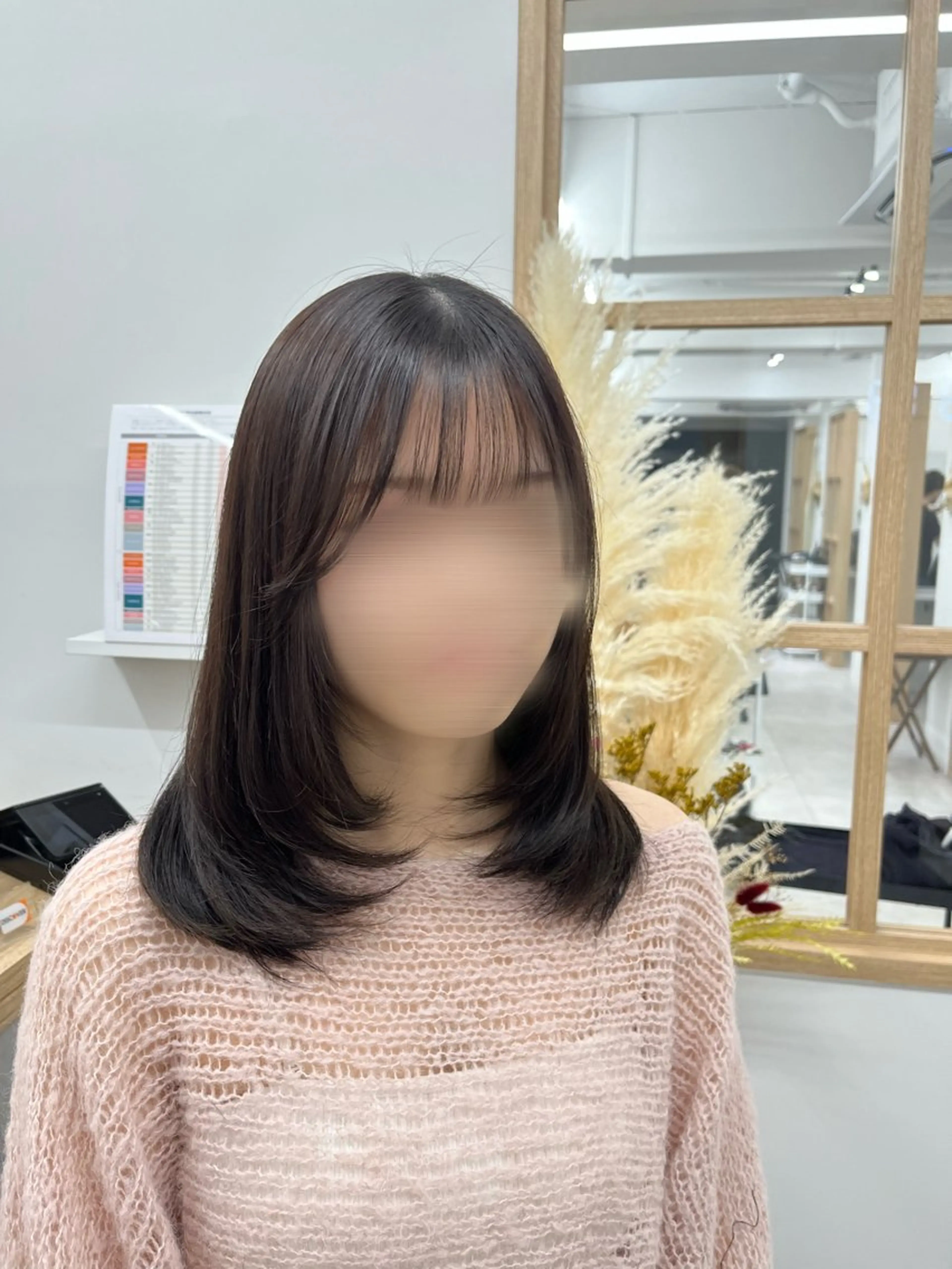 セミロング 柔らかオリーブ🌿 HIMARI🌻のヘアスタイル