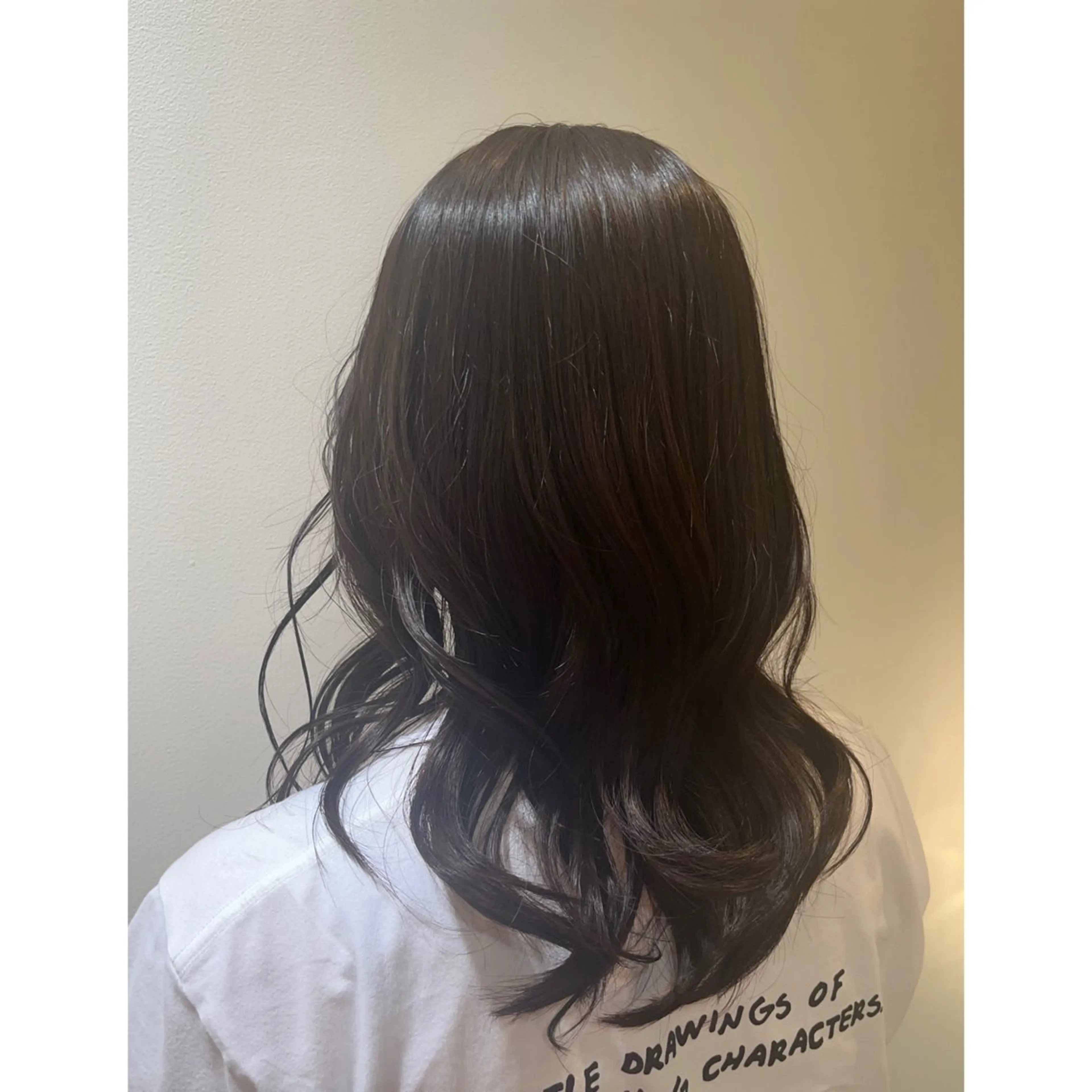 ロング カラー 海老原 若菜のヘアスタイル