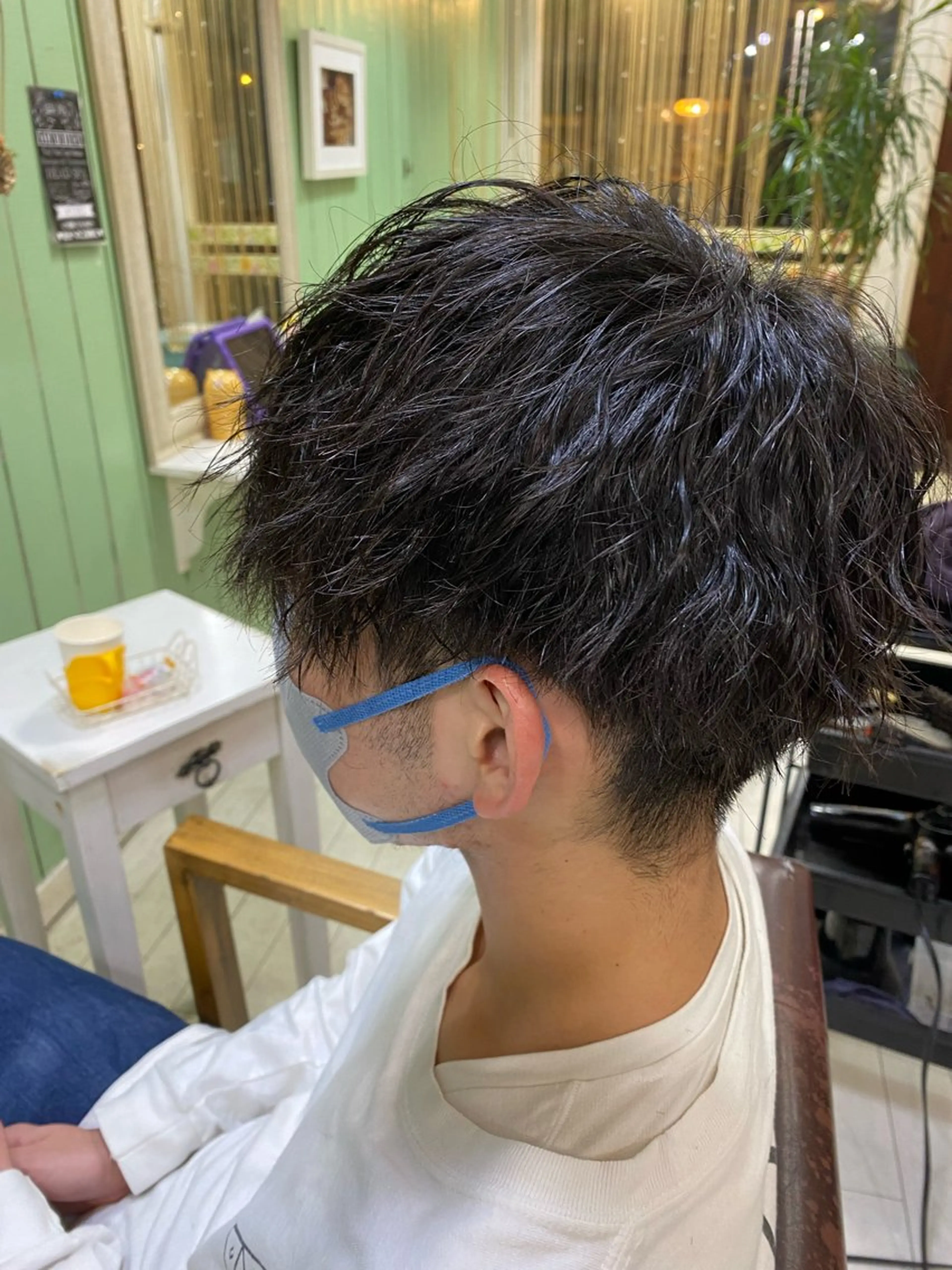 メンズ 🩶西 雪乃/透明感 くすみカラー🫧のヘアスタイル