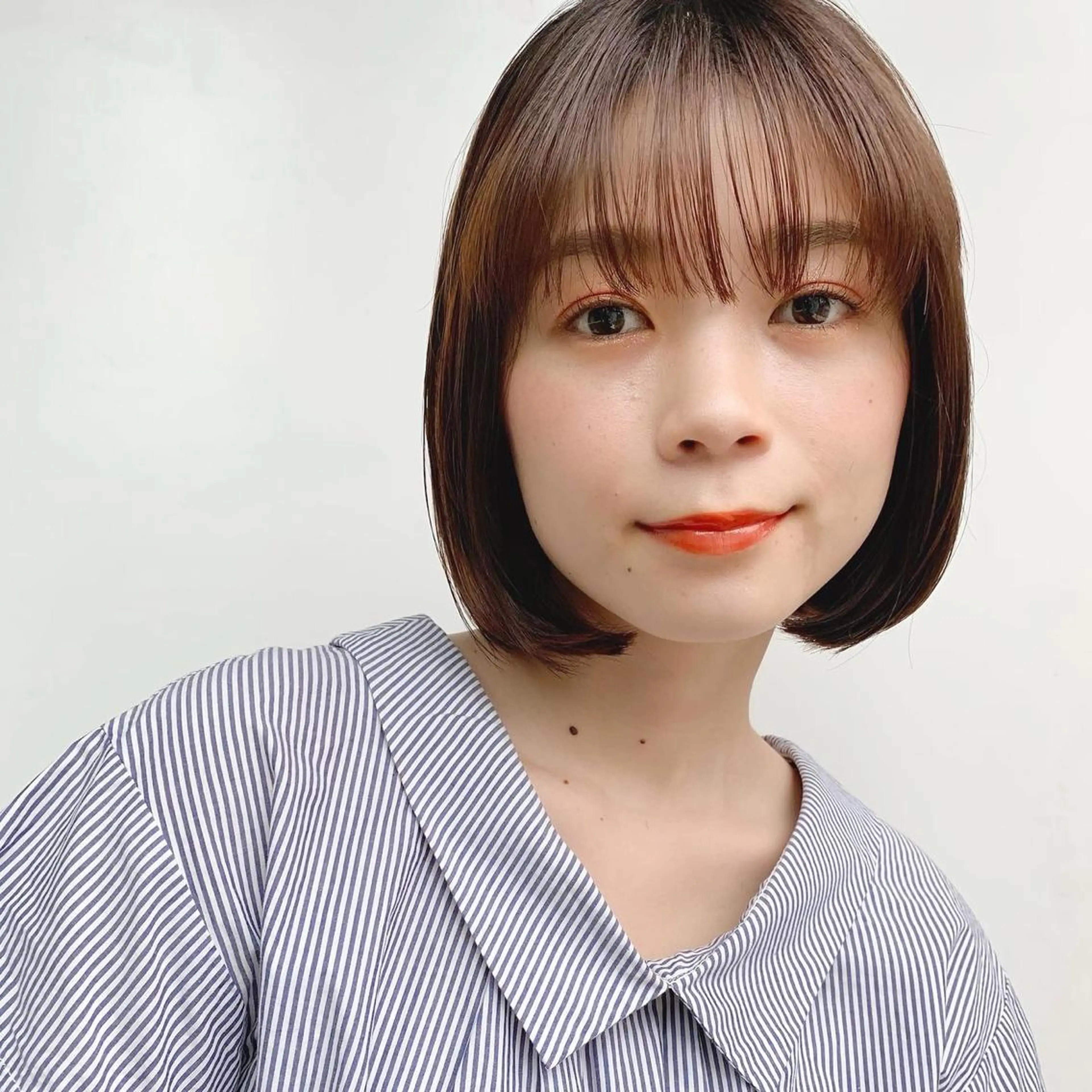 ショート カラー ボブ 🌱小顔ヘア/ボブ ミディアム/双葉🌱のヘアスタイル