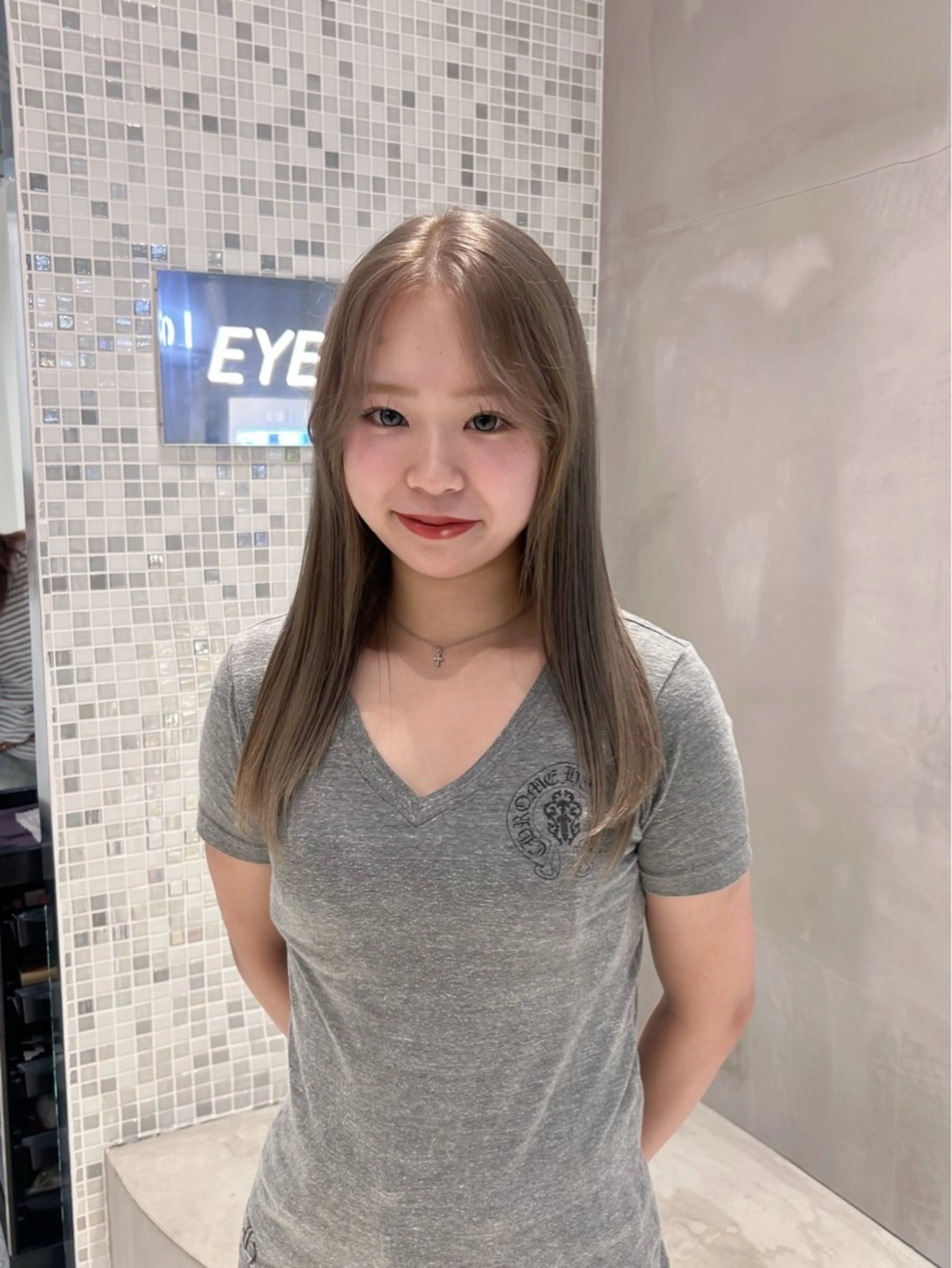 カラー ヘアカラー くすみカラー/ブリ ーチ seina★のヘアスタイル