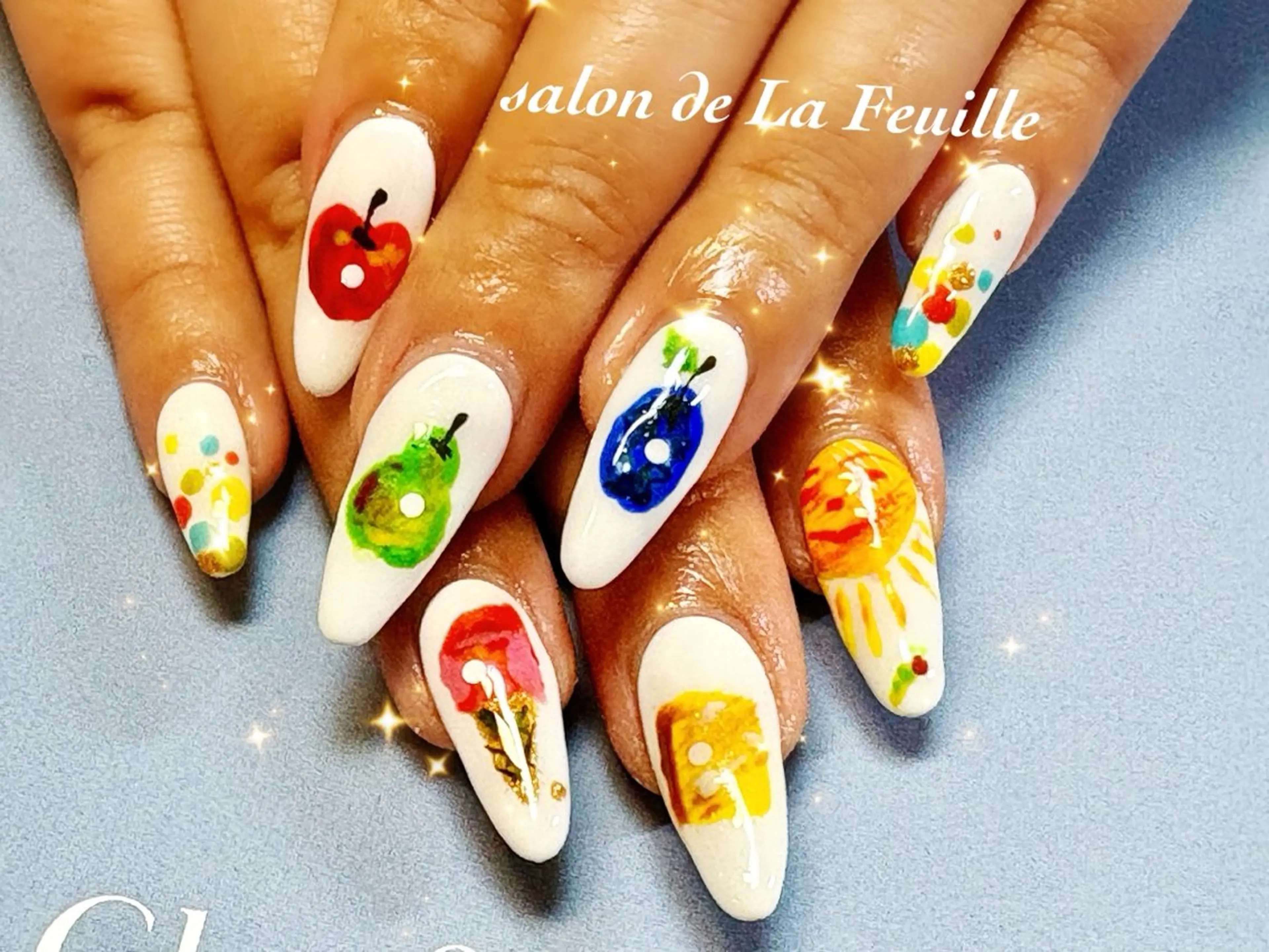 ロング サロンドラフィーユ LAFEUILLEのネイルデザイン