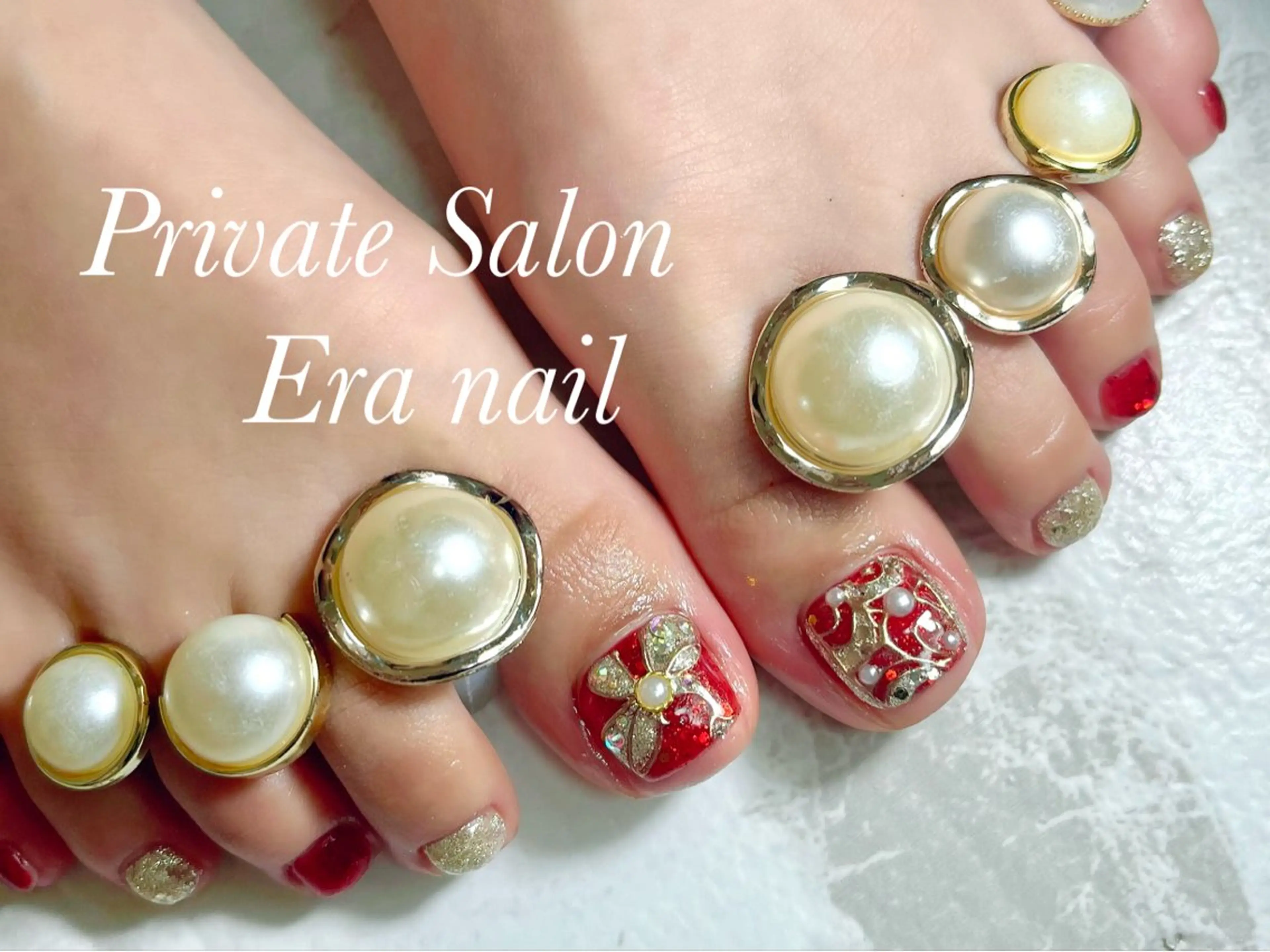 ネイル フットネイル フットネイル Era nailのネイルデザイン