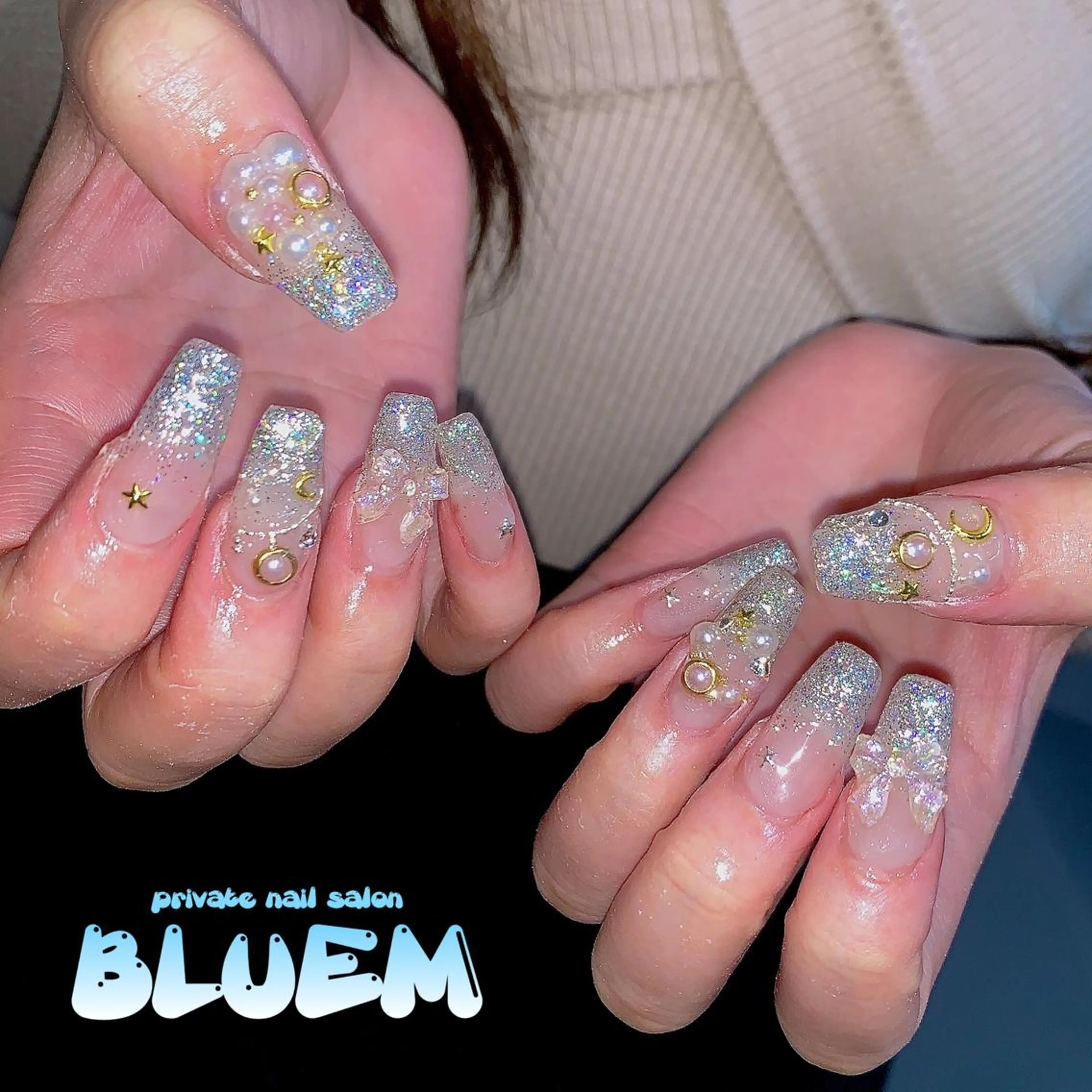 ネイル ハンドネイル BLUEM なな🐶のネイルデザイン