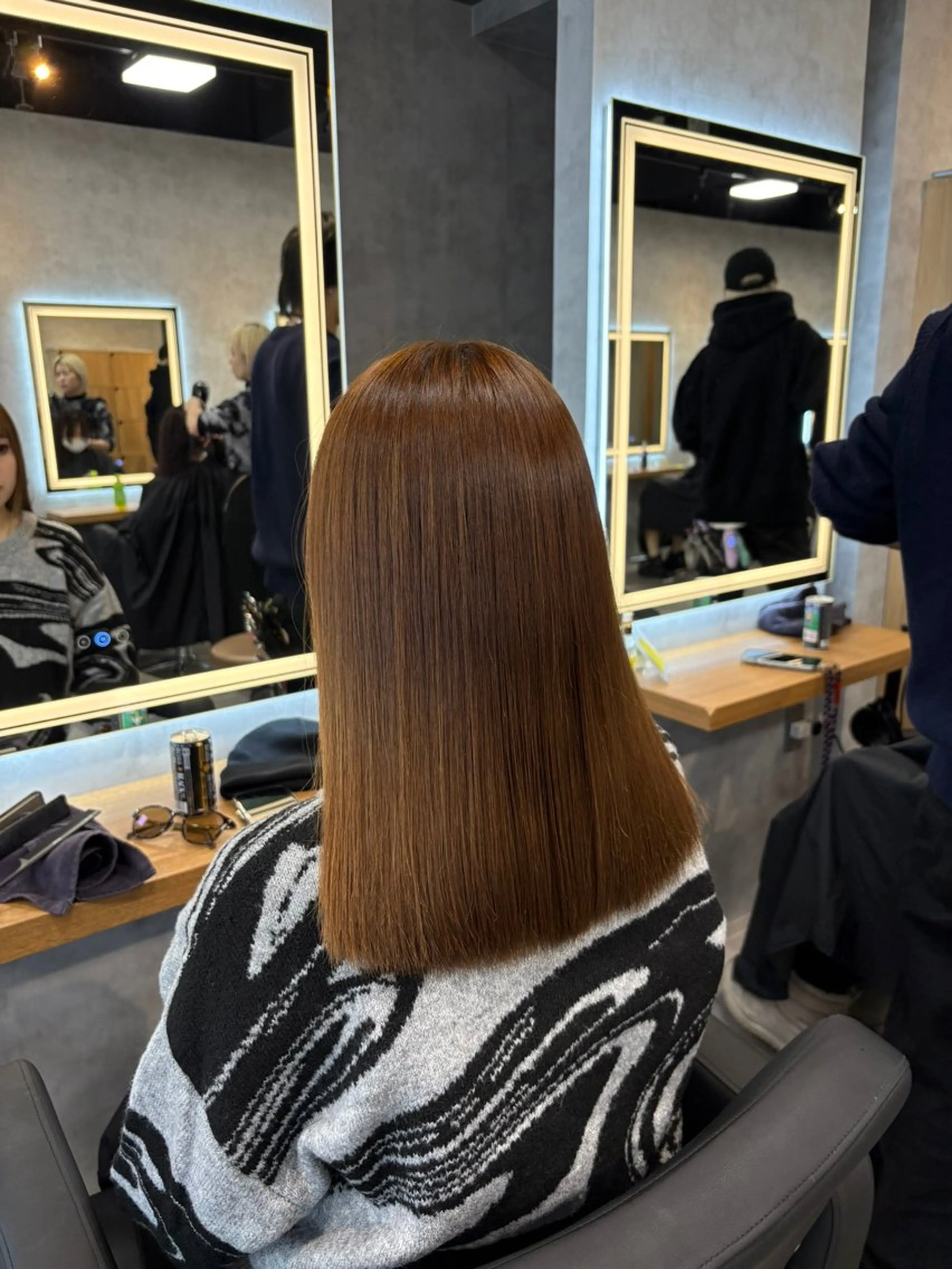 ミディアム カラー ヘアカラー 神谷勇太/ 札幌透明感カラー特化のヘアスタイル