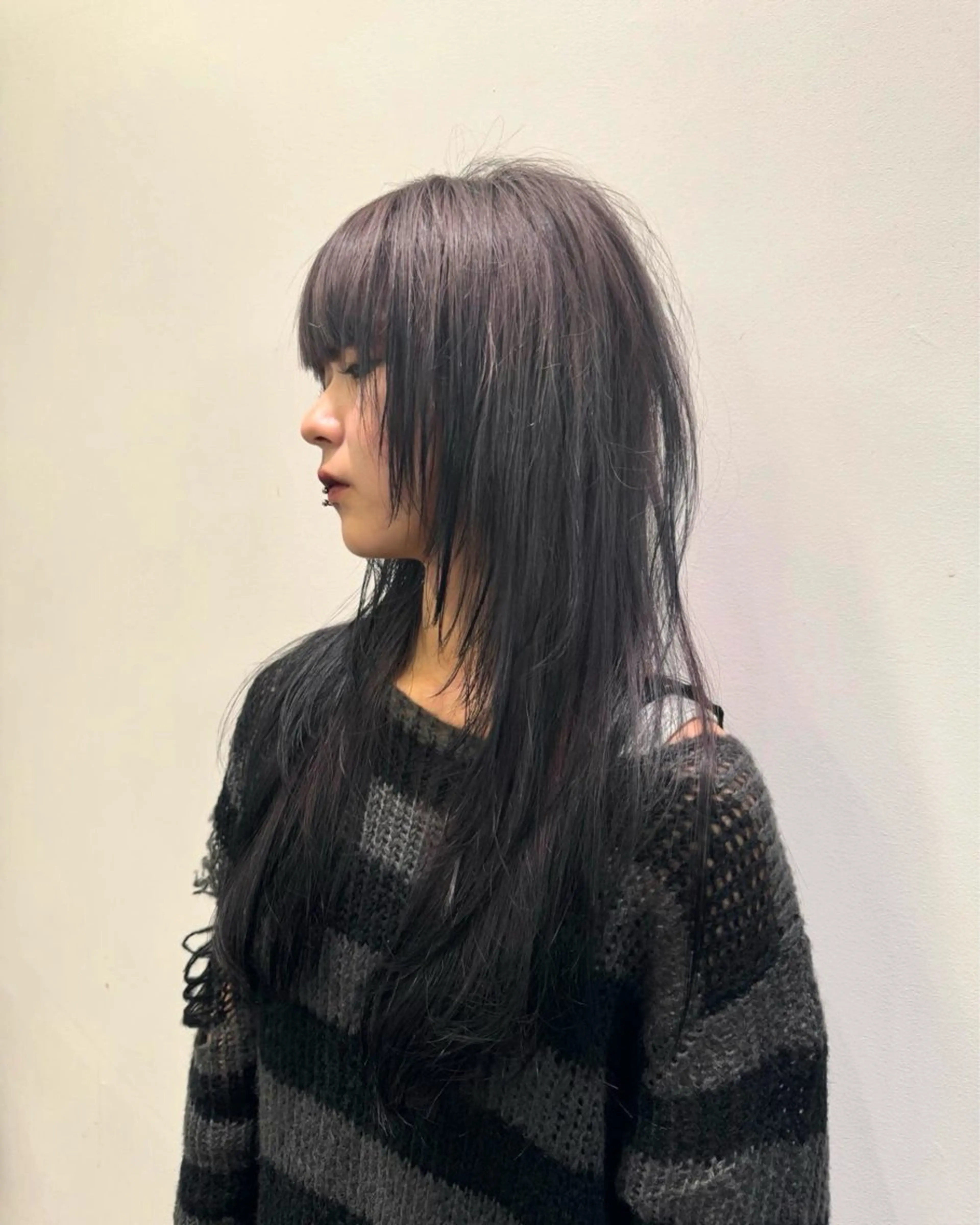 ロング ヘアカラー だいち/ブリーチ/ レイヤーカットのヘアスタイル