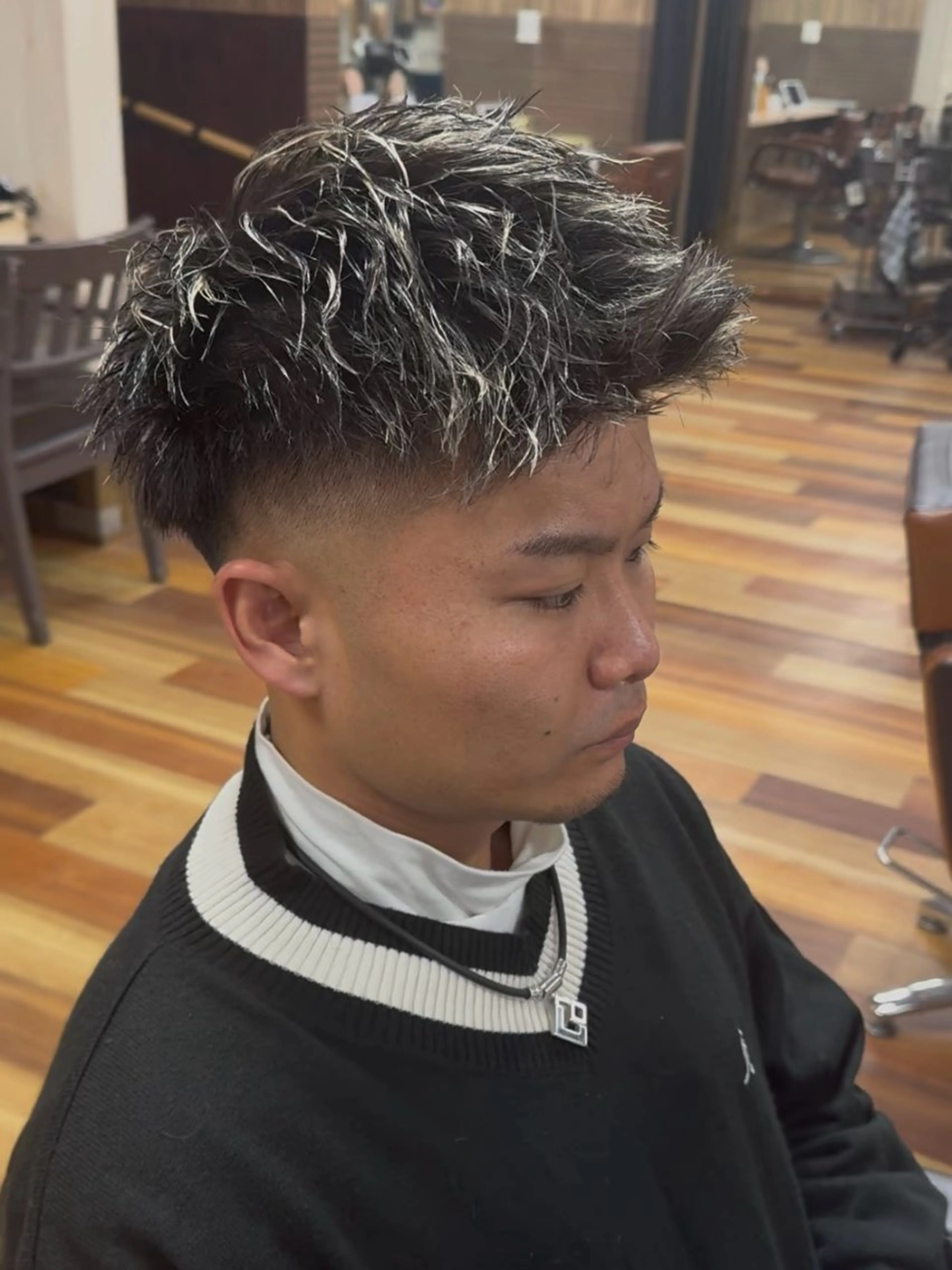 パーマ メンズ カット ヘアカラー メンズ ✄﻿杉山来輝金沢文庫のヘアスタイル