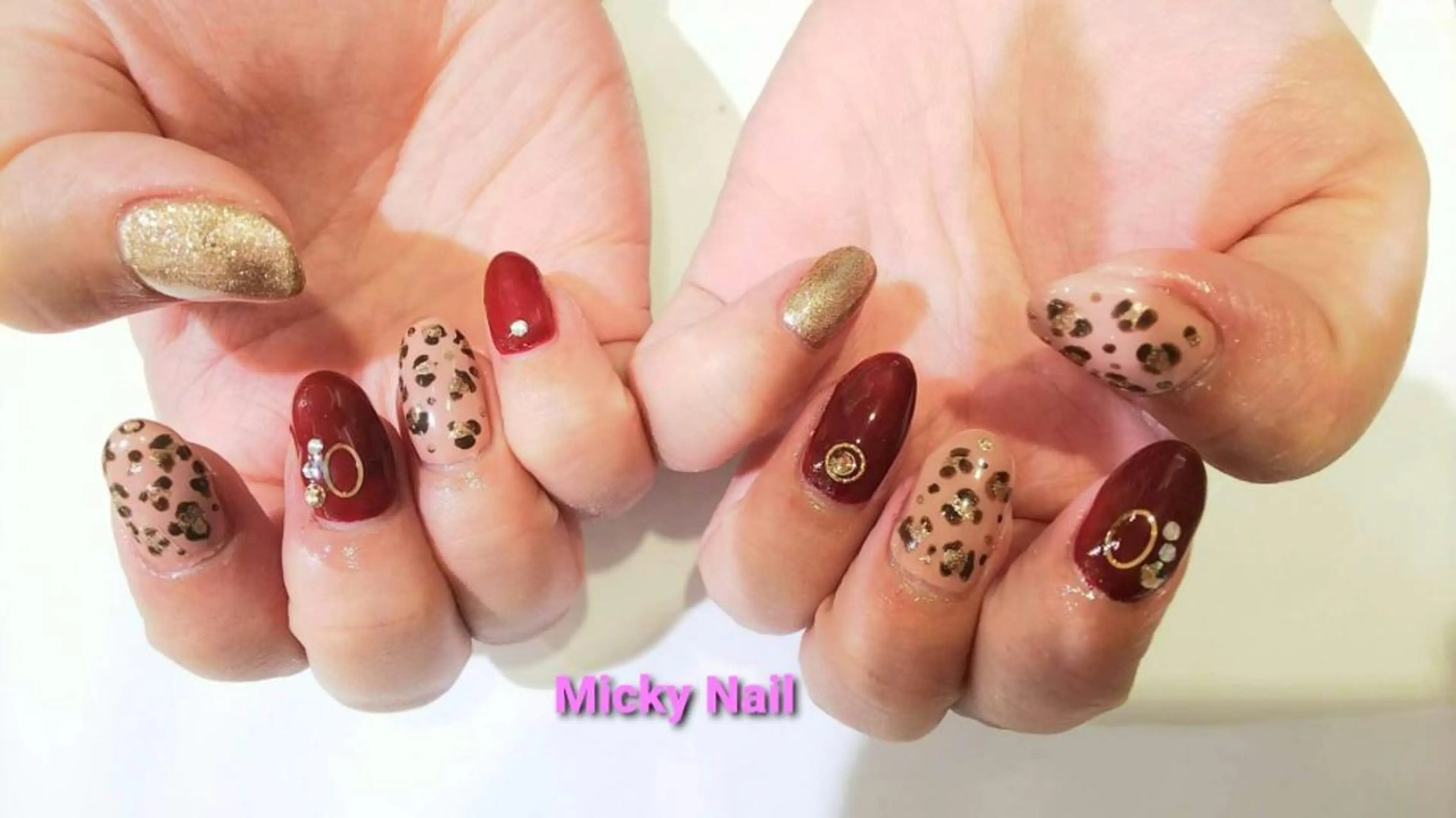 ネイル アニマル柄 Micky nail chikushinoのその他イメージ