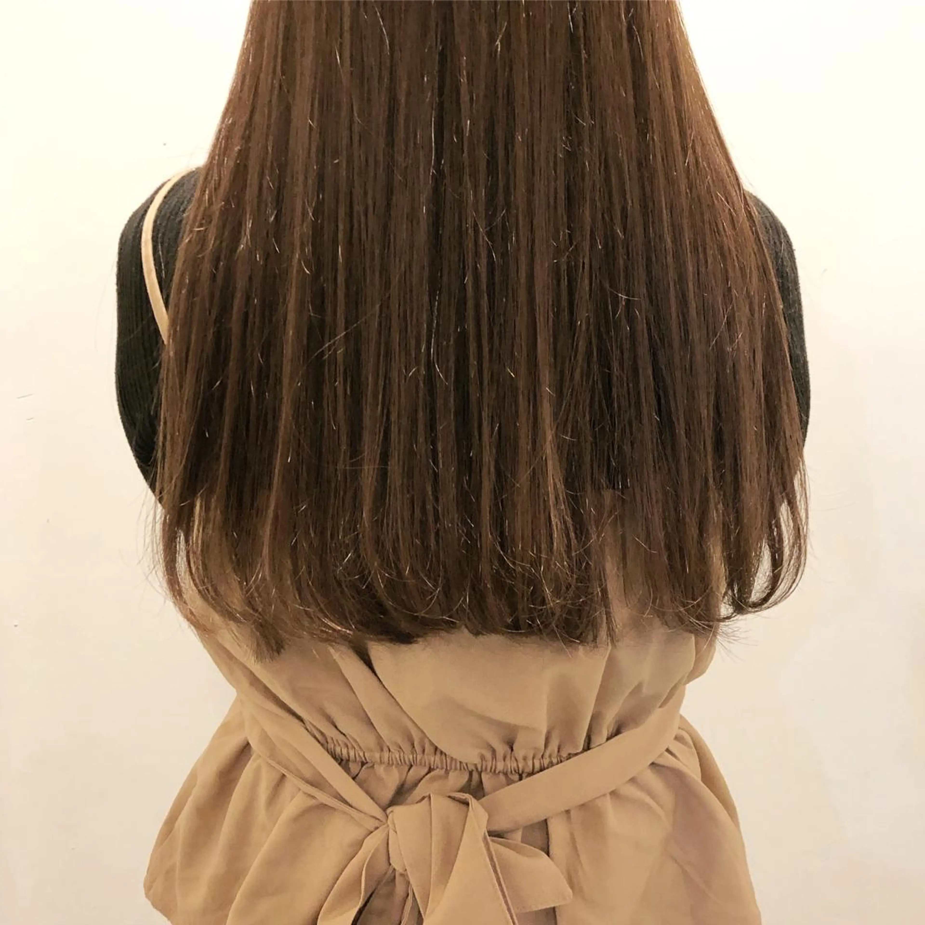 ロング カラー オレンジ hono/ボブ/ ハイトーン/ベージュのヘアスタイル