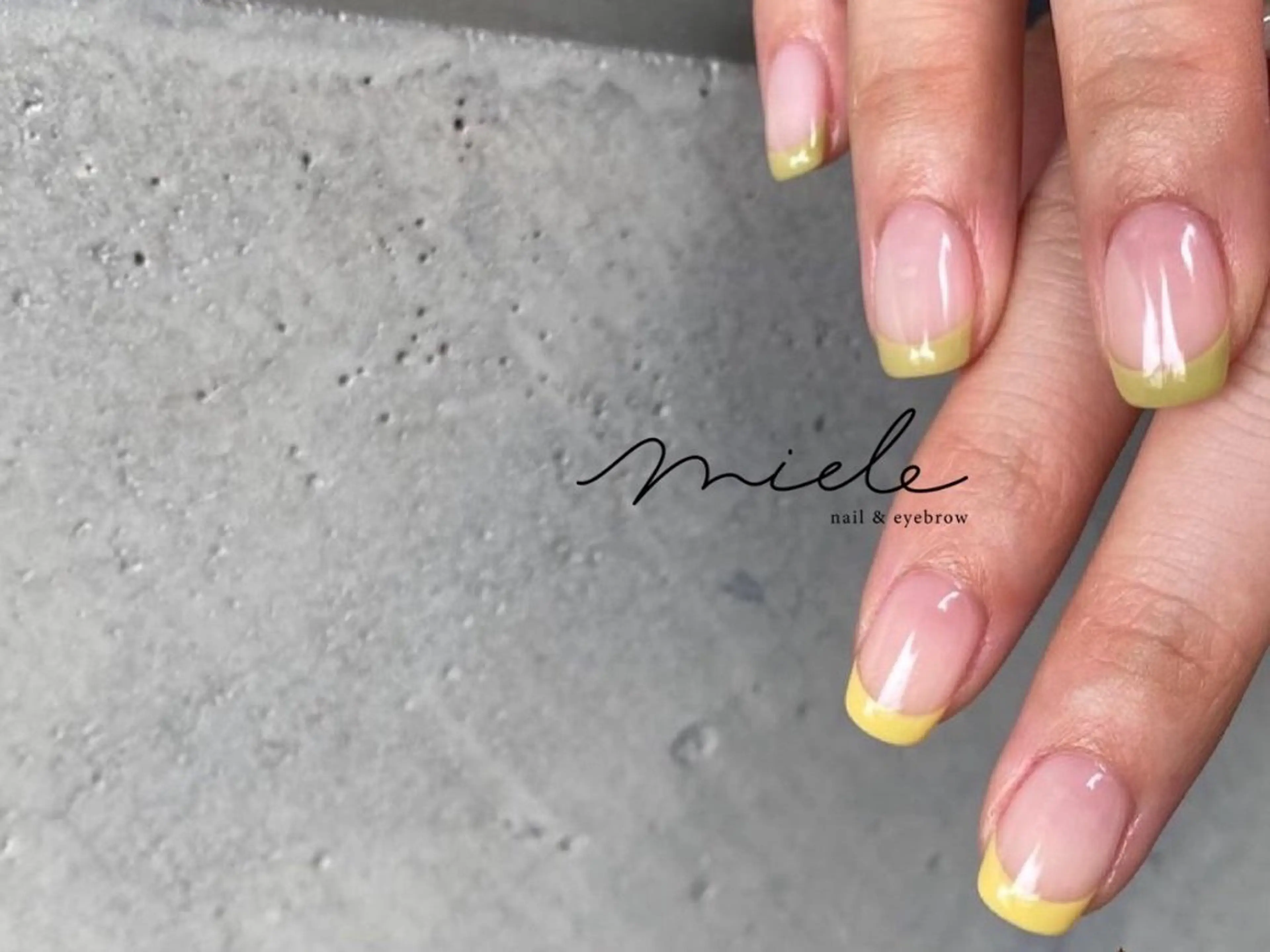 ネイル ハンドネイル miele【ミエレ】 海外シンプルデザインのネイルデザイン