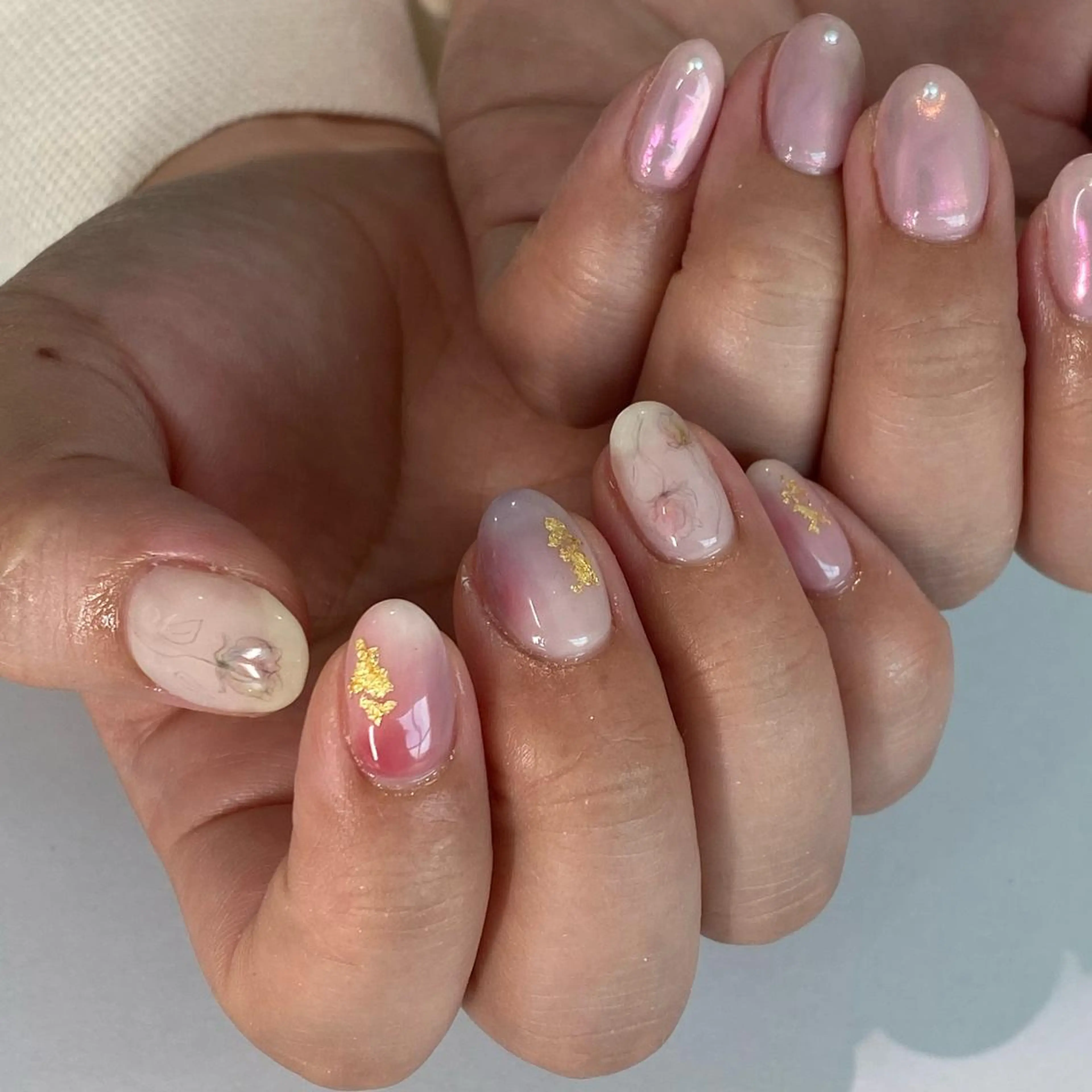 ネイル フラワーネイル 春ネイル ayana nails所属・nail salon ayanaのネイルデザイン