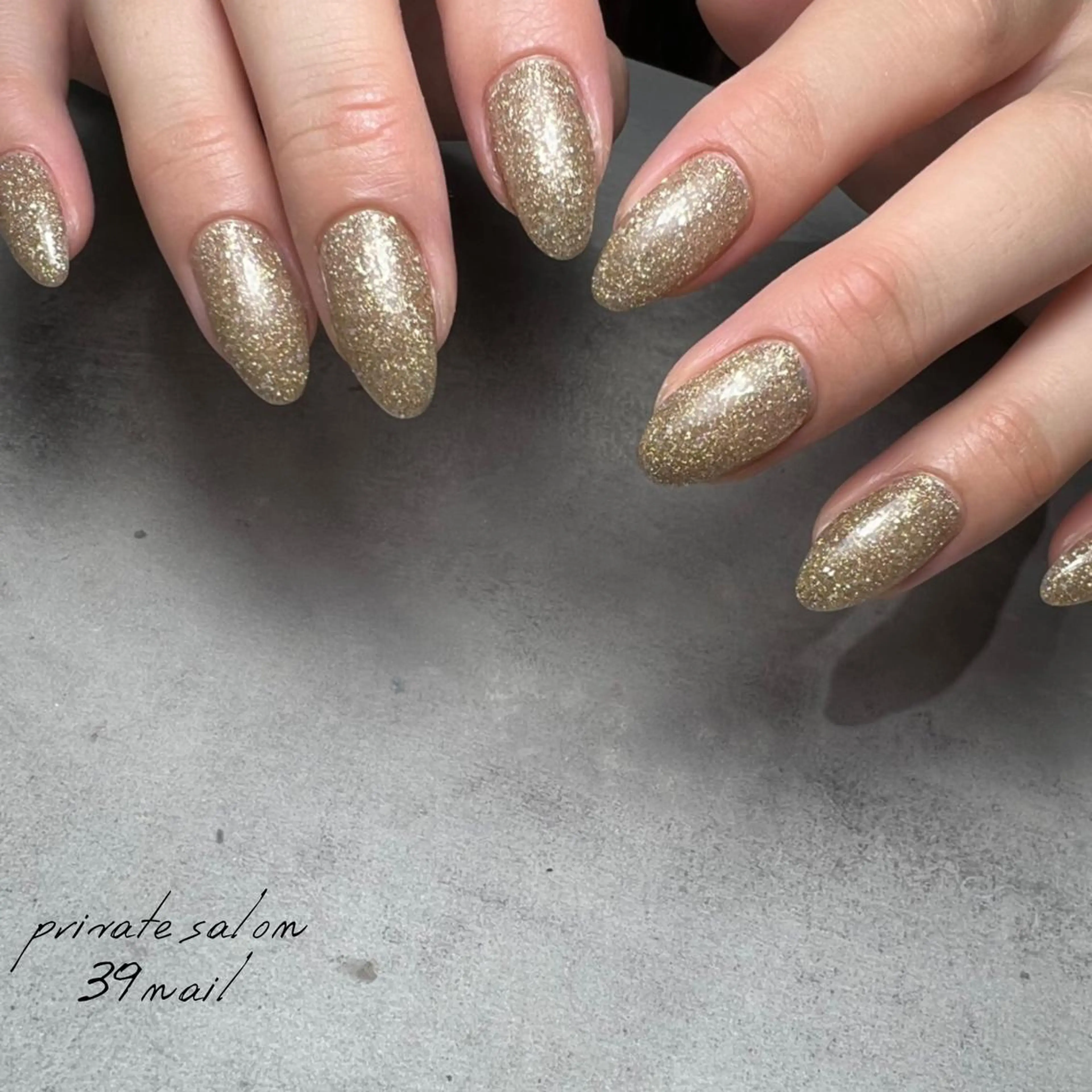 ミディアム ネイル ハンドネイル 京橋 【39nail】のネイルデザイン