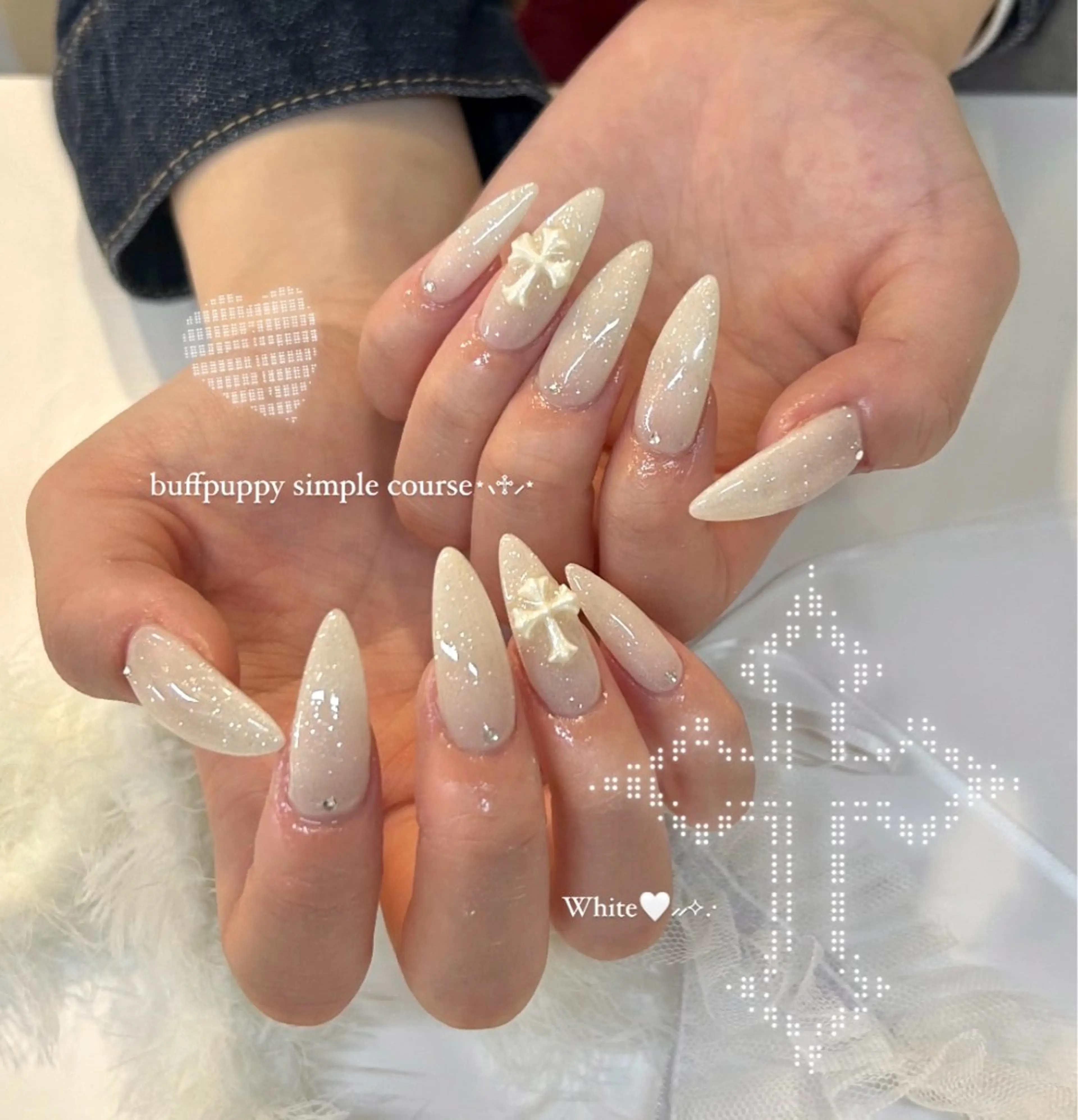 ネイル ハンドネイル Sae BuffPuppyのネイルデザイン