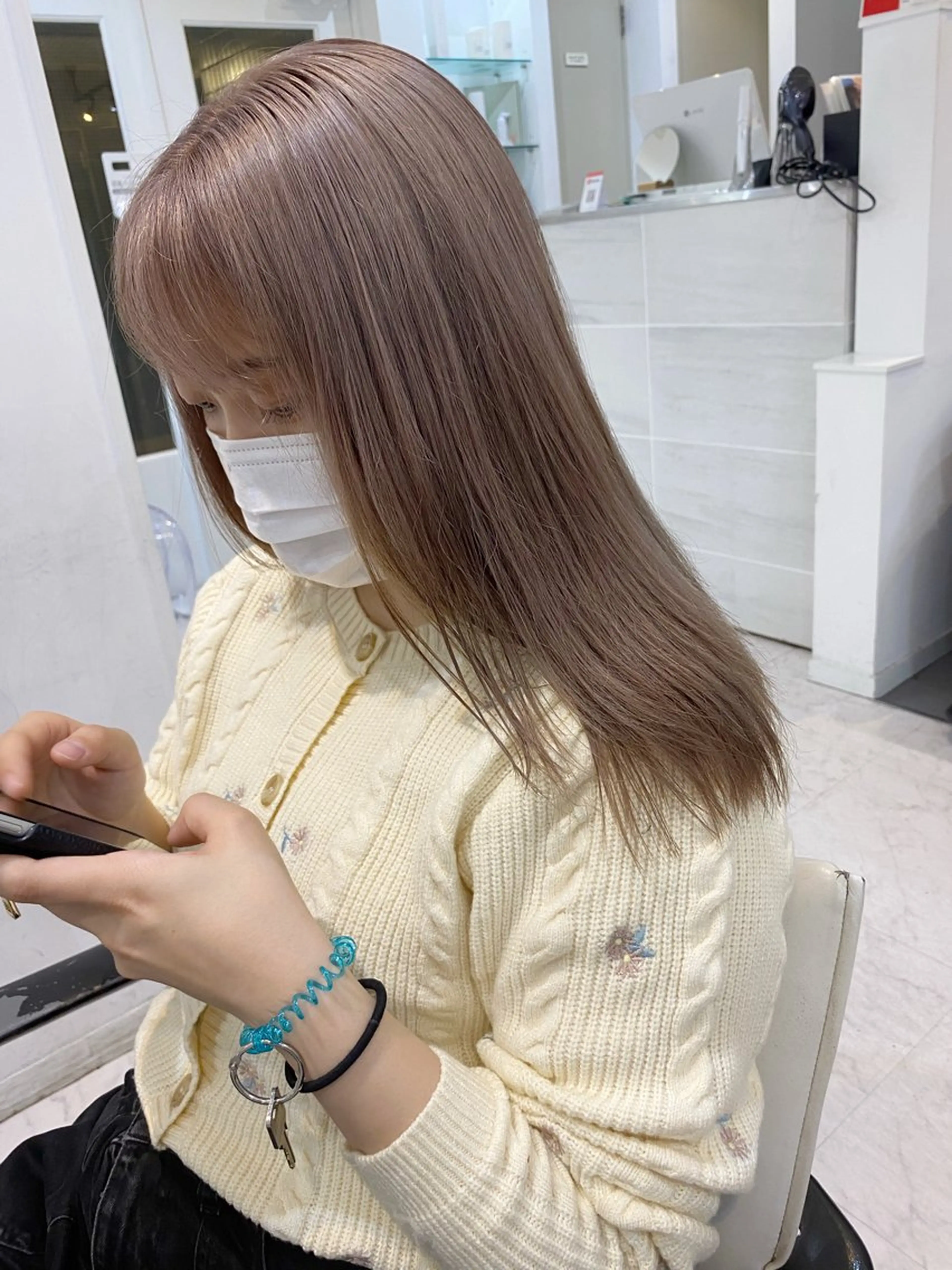 ミディアム 透明感カラー／メンズ 特化kazumaのヘアスタイル