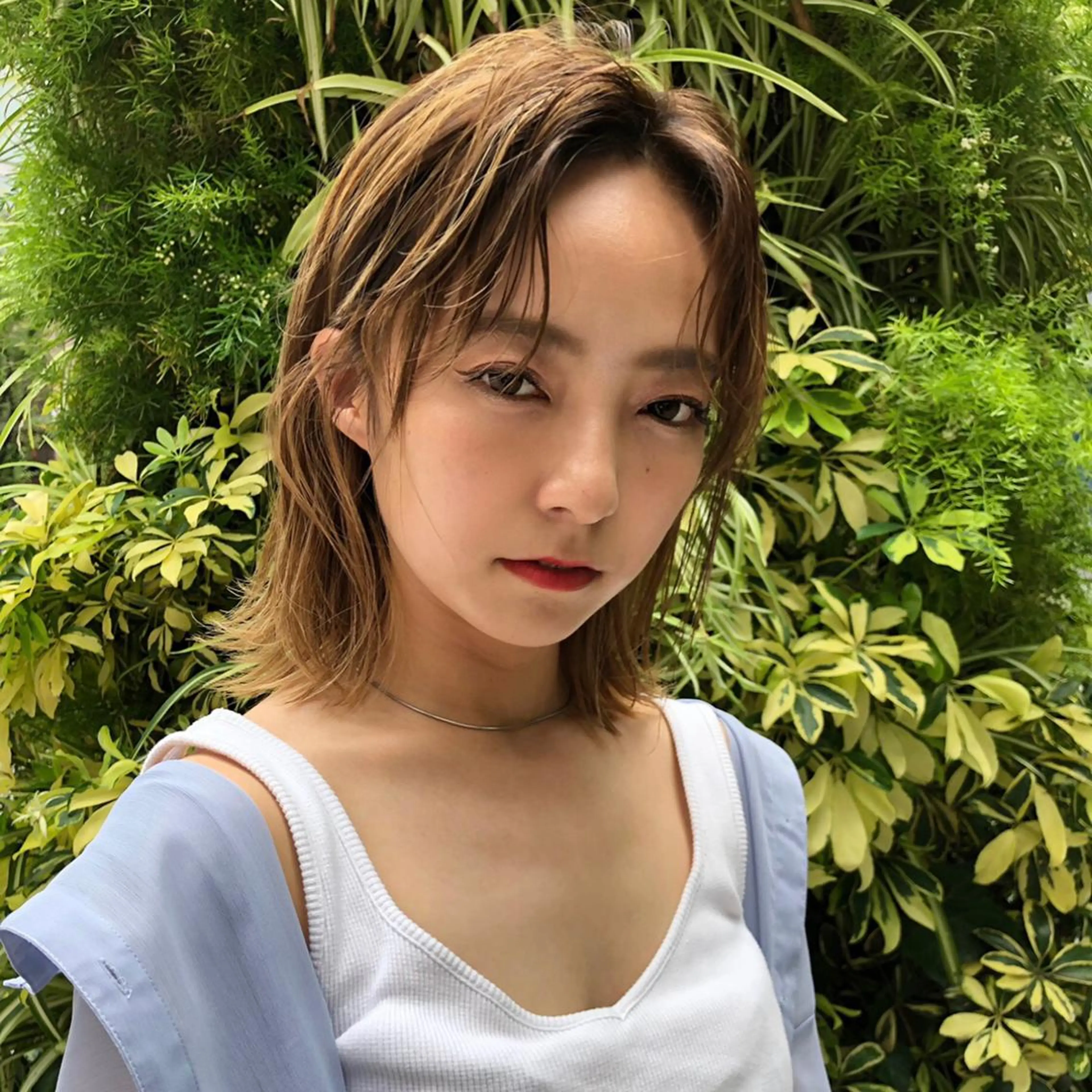 ミディアム カラー レイヤー,ボブ / 彩未のヘアスタイル